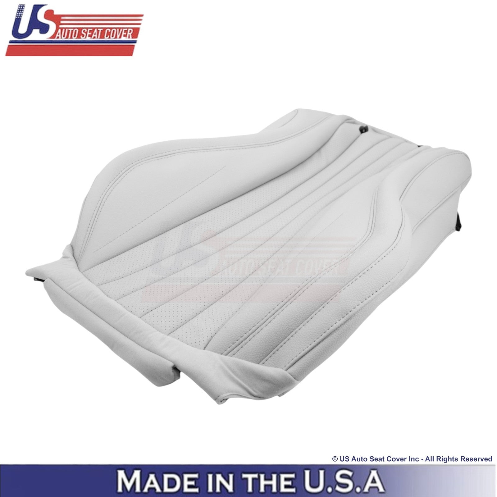 2019-2023 Fits Mercedes Benz E-Class Genuine Leather Passenger Top Cover White