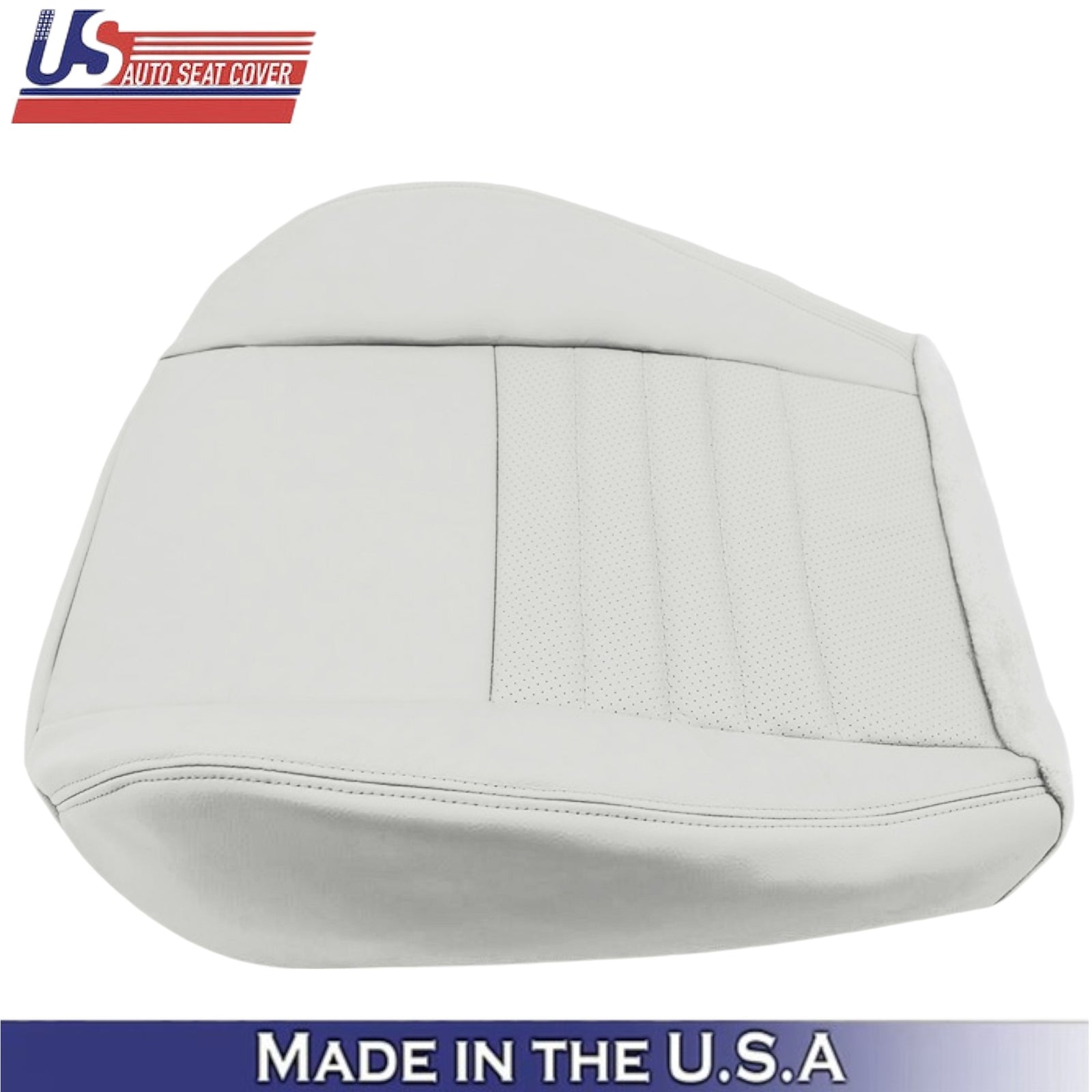 1999-2004 For Ford Mustang GT Genuine Leather Driver Side Covers Oxford White