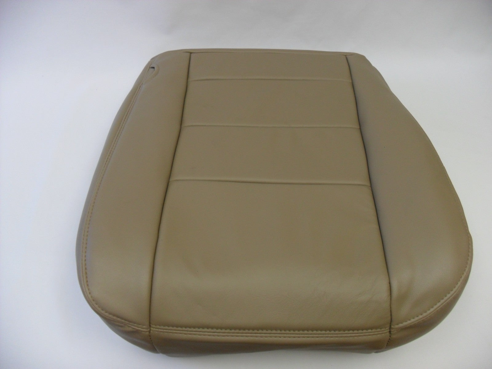 2002 03 04 05 06 07 Ford F250 F350 Lariat Driver Bottom Vinyl Seat Cover TAN
