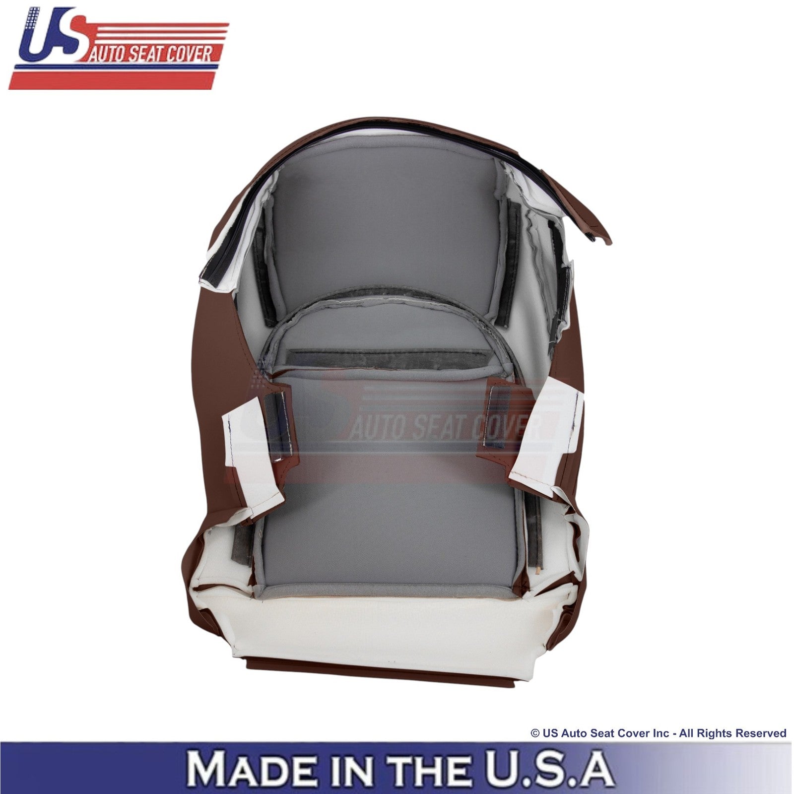 2008-2021 For Toyota Land Cruiser Leatherette Perf. Driver Bottom Cover Brown