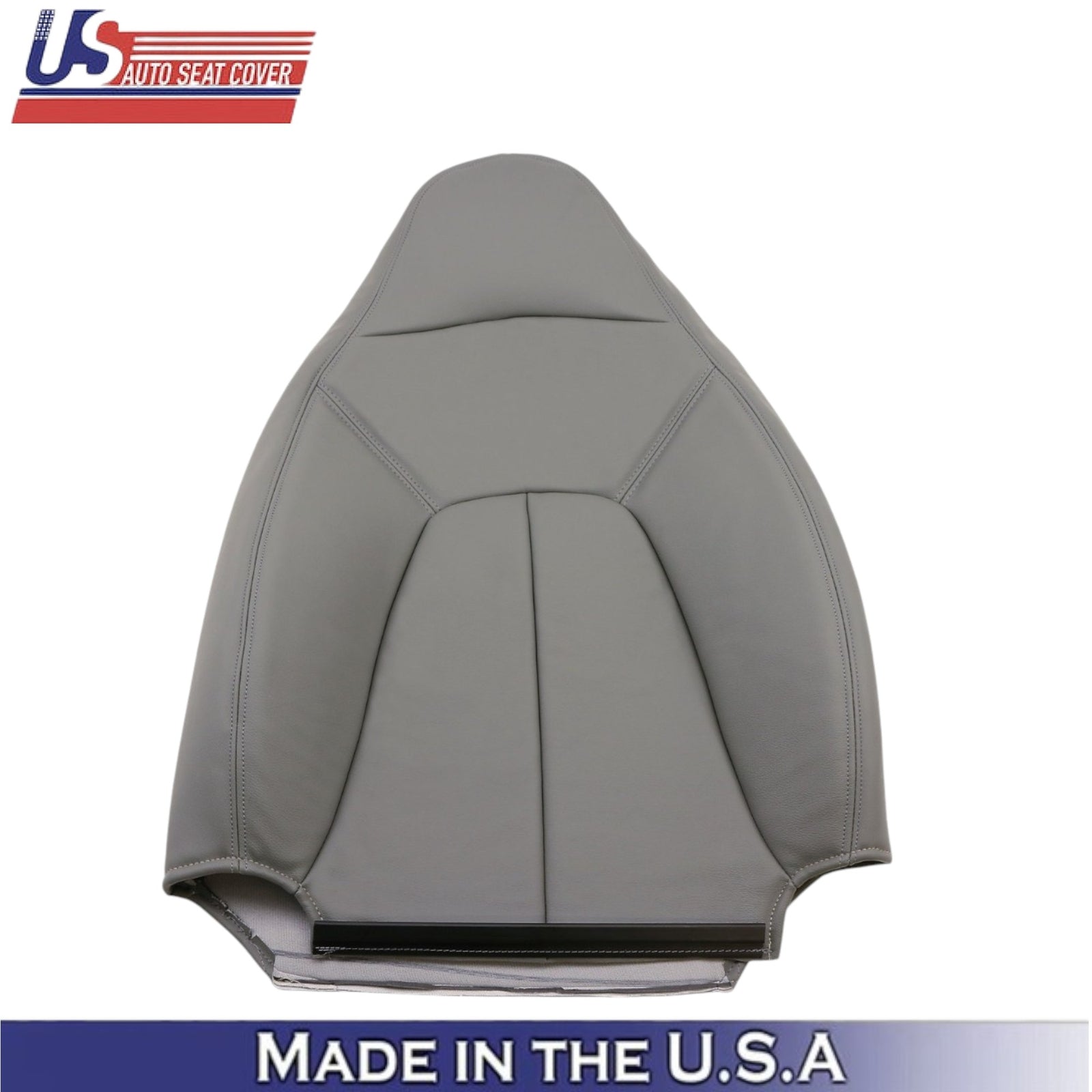 1997-2002 For Ford Expedition XLT Eddie Bauer Leather Front Seat Covers Gray