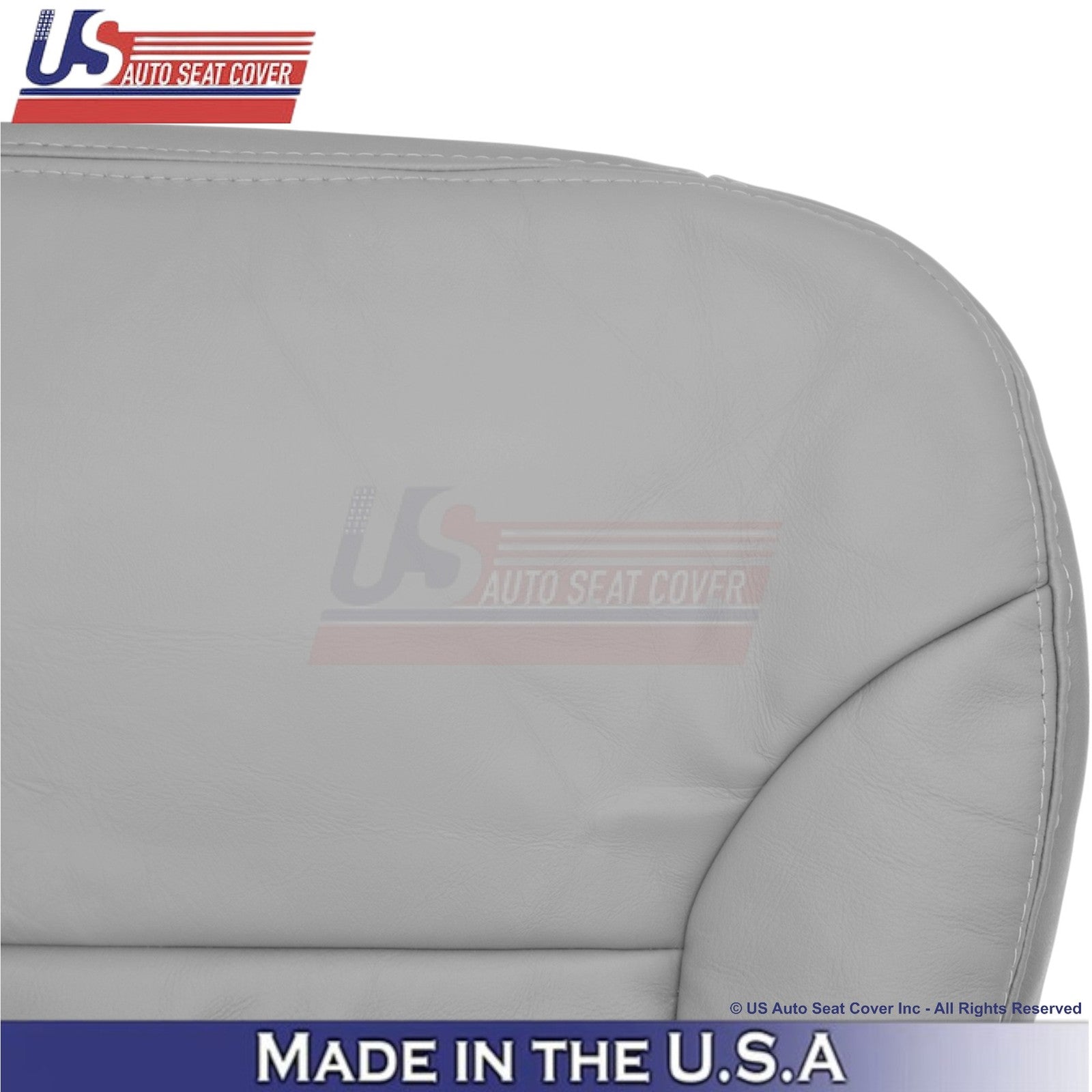 2001-2004 Fits Toyota Tundra Front Genuine Leather Seat Covers Light Charcoal