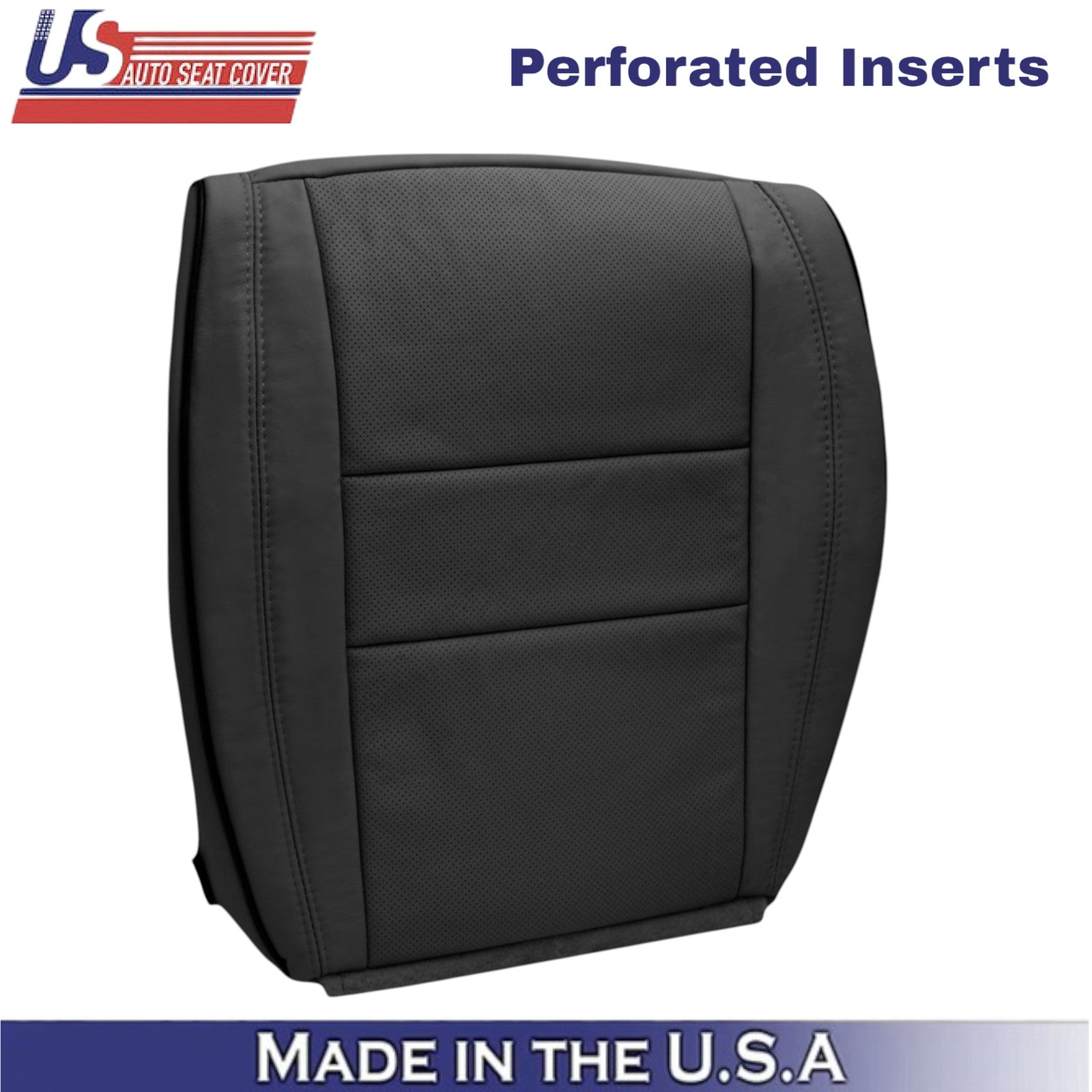 2011-2021 For Jeep Grand Cherokee Genuine Leather Passenger Bottom Cover Black