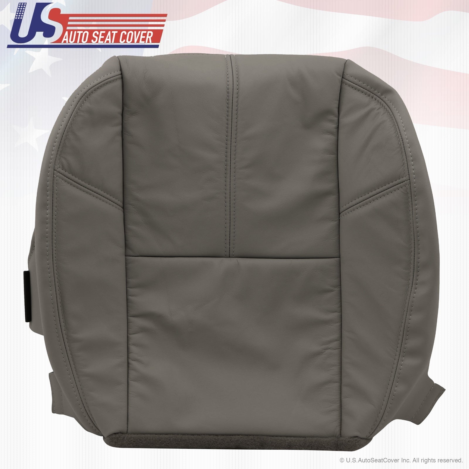 2007 to 2014 GMC Sierra HD WT Work Truck Driver Bottom Vinyl Seat Cover Med Gray