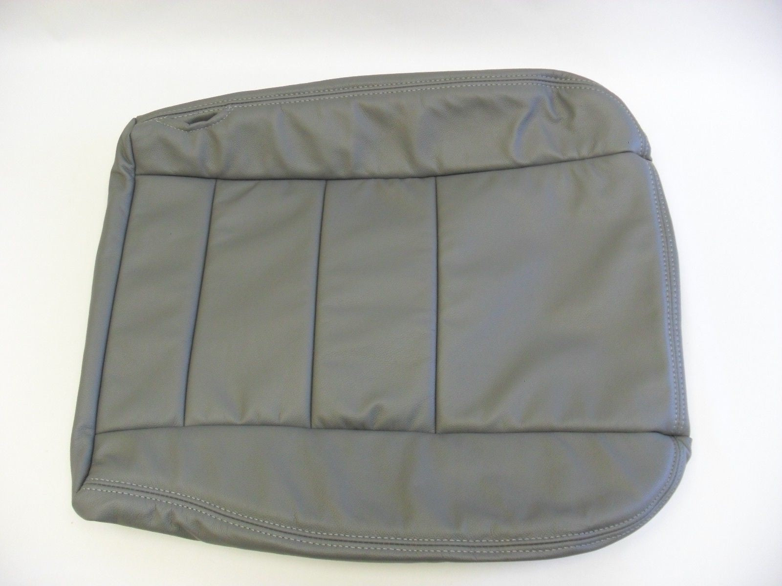 2002 to 2007 Ford F-250 F-350 Lariat passenger Bottom Vinyl Seat Cover Gray