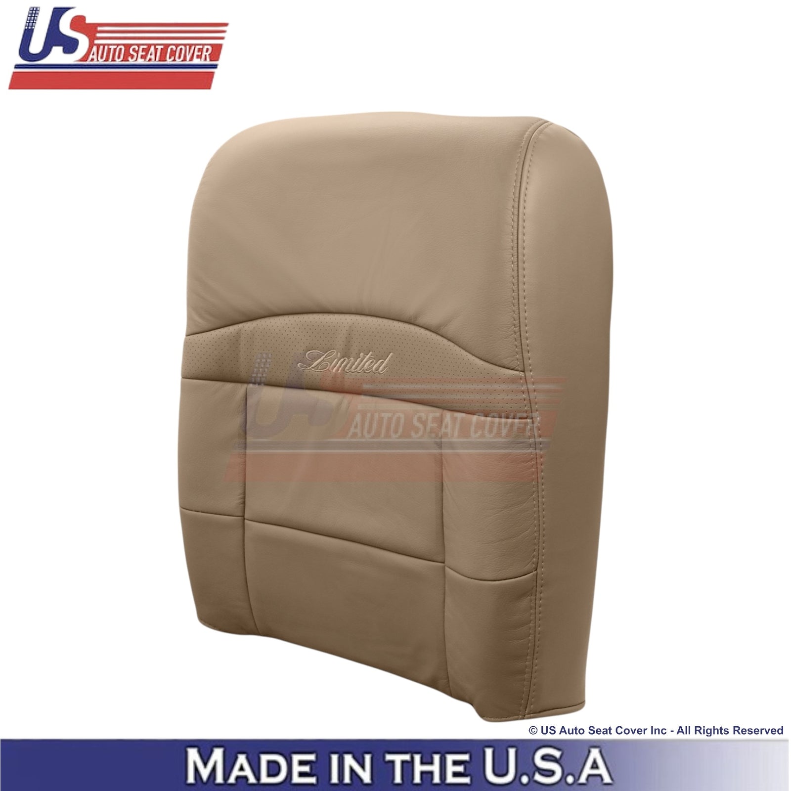 1995-2001 For Ford Explorer Limited Leather Front Top Covers Medium Prairie Tan