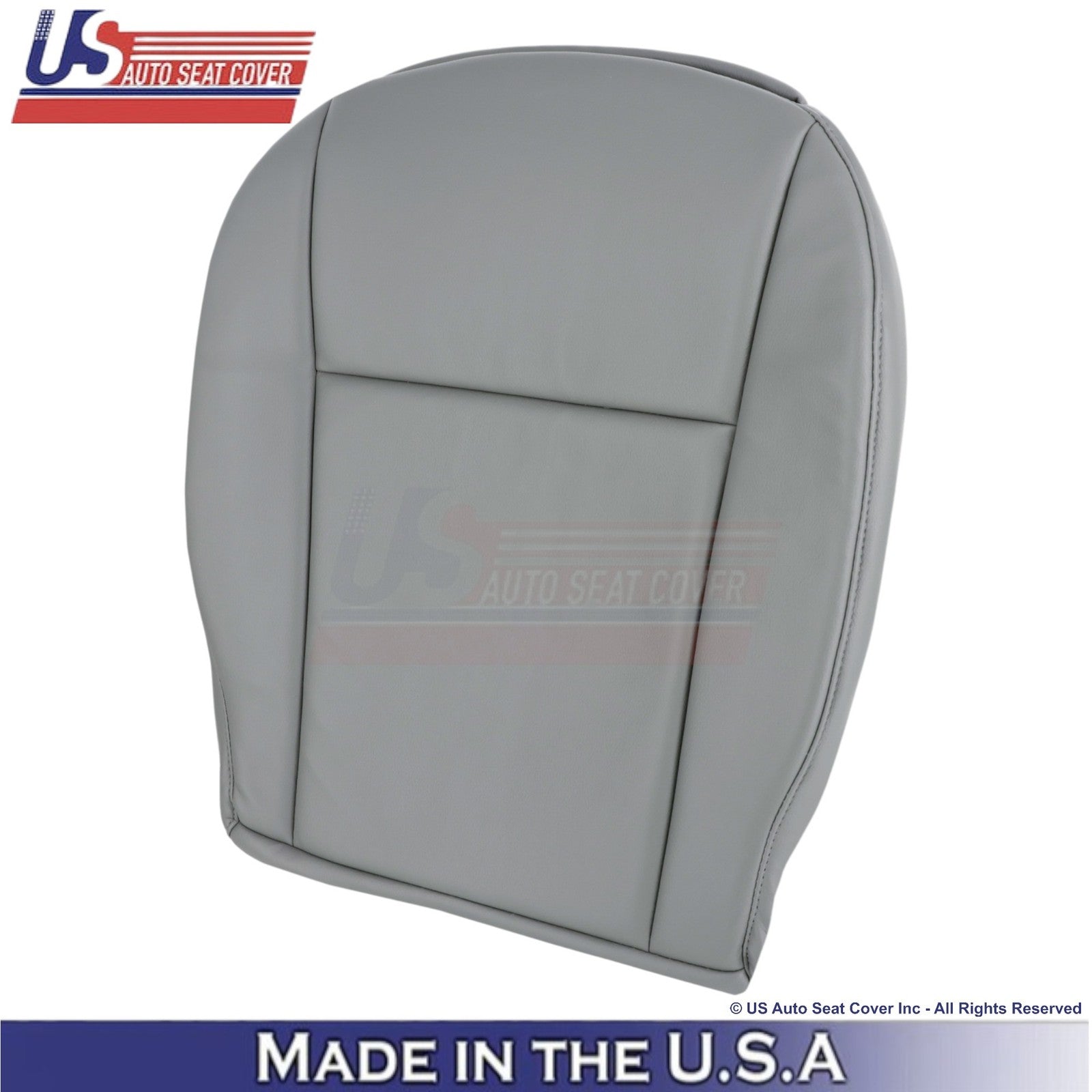 2010-2013 Fits Ford Transit Leatherette Front Bottom Replacement Covers Gray