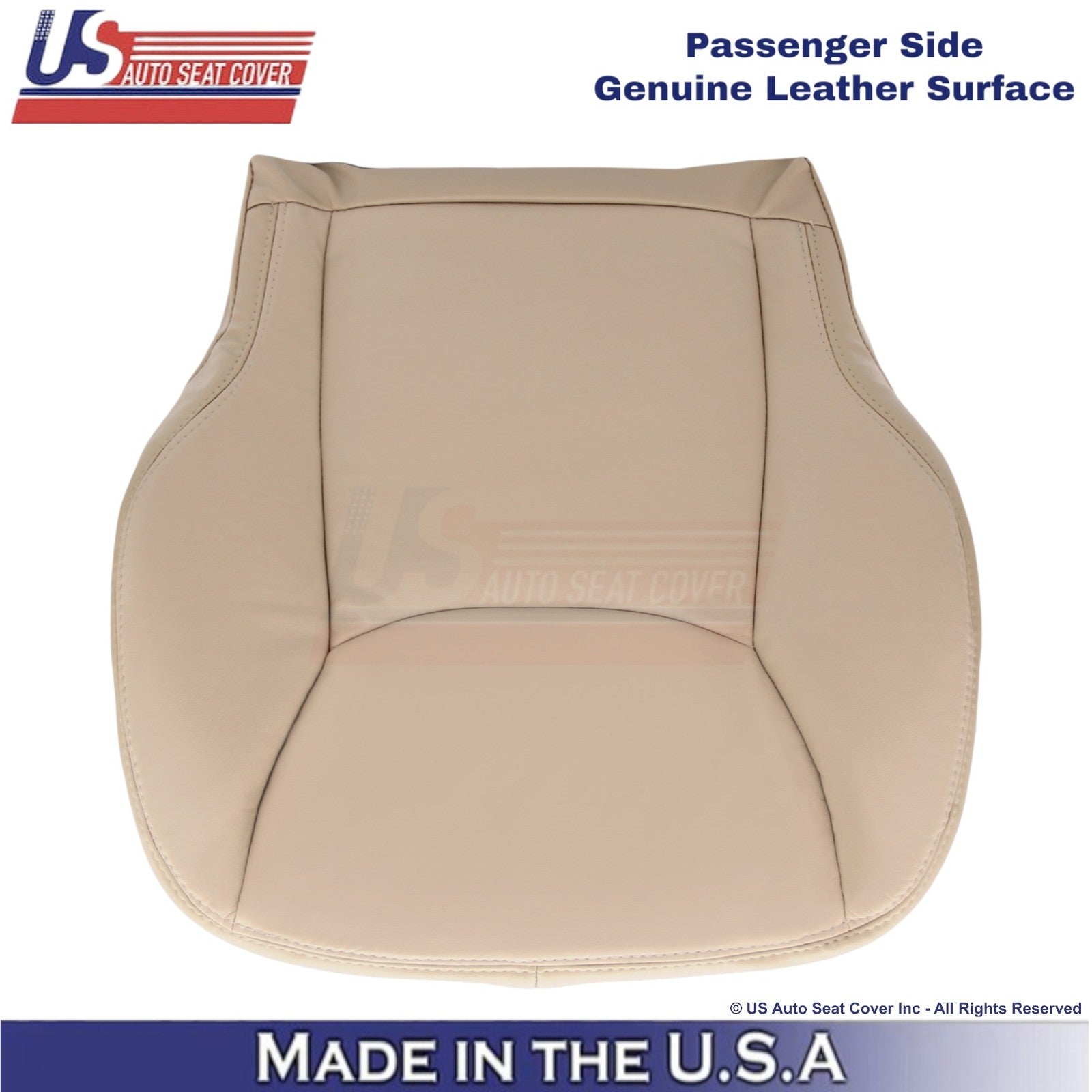 2002-2006 Fits Mercedes-Benz S-Class Genuine Leather Passenger Bottom Cover Java