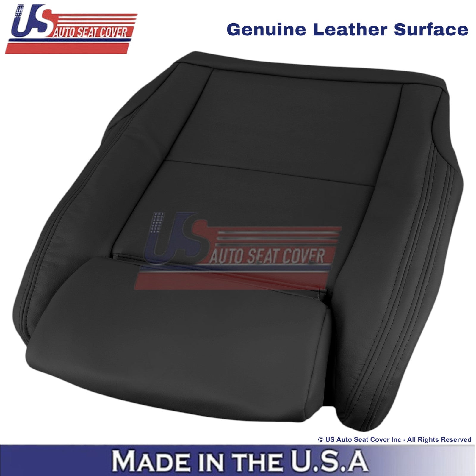 2016-2020 Fits Mercedes Benz GLA250 X156 Driver Bottom Leather Seat Cover Black
