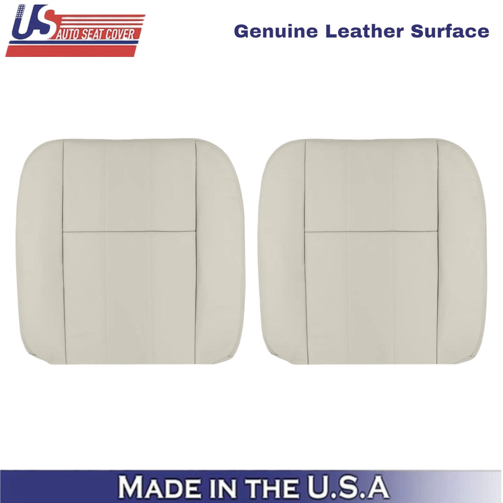 2006-2011 For Mercury Grand Marquis Genuine Leather Front Top Covers Light Camel