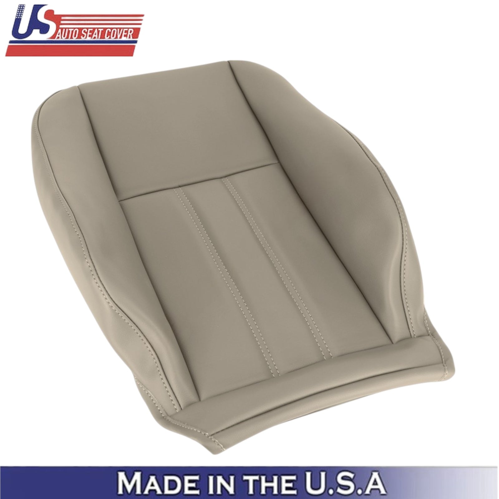 2008-2016 For Chrysler Town & Country Leatherette Front Top Covers Beige
