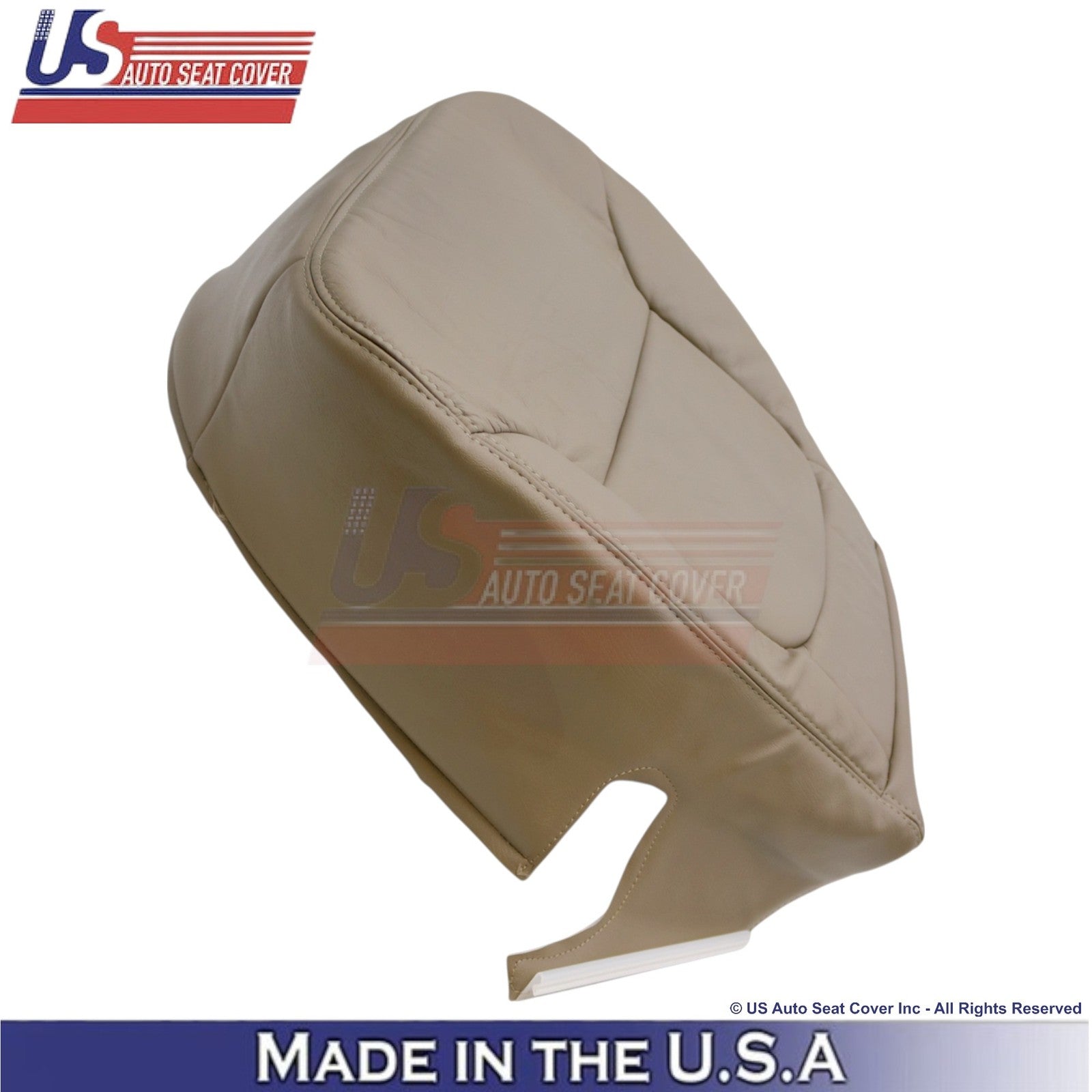 2001-2004 Fits Toyota Tundra Front Passenger Genuine Leather Seat Covers Oak