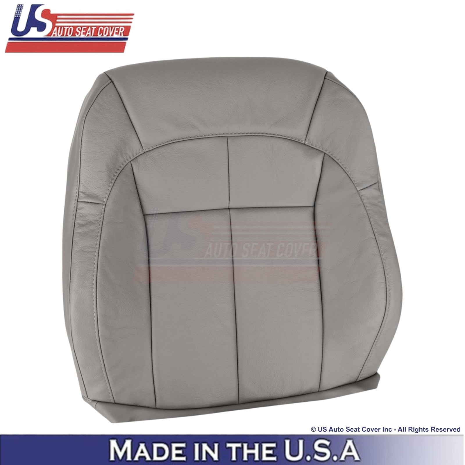 2001-2004 For Jeep Grand Cherokee Genuine Leather Front Seat Covers Taupe Gray