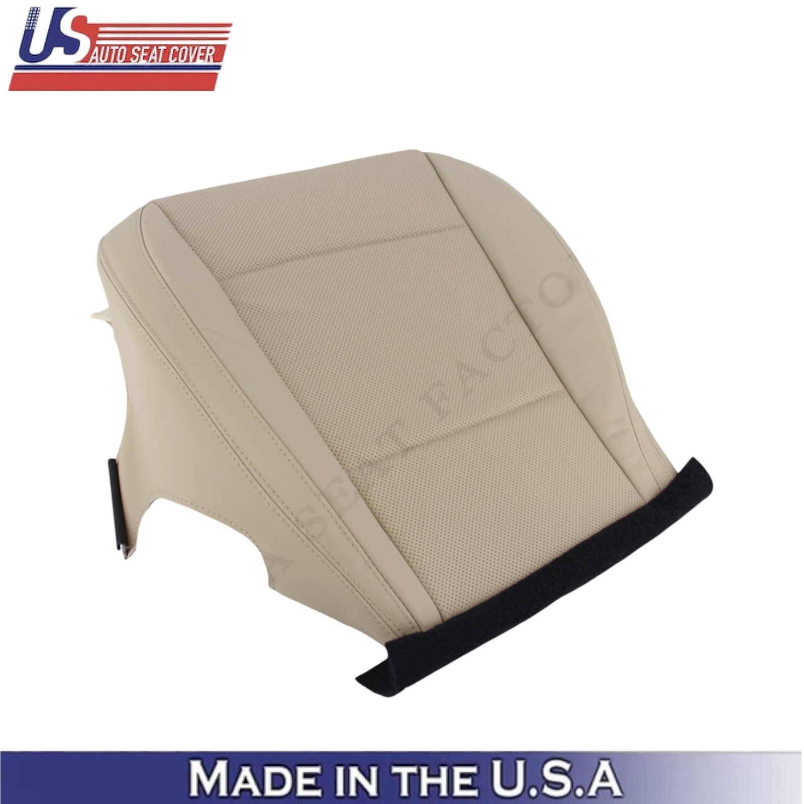 2015-2017 For Subaru Outback Leatherette Front Bottom Seat Covers Warm Ivory
