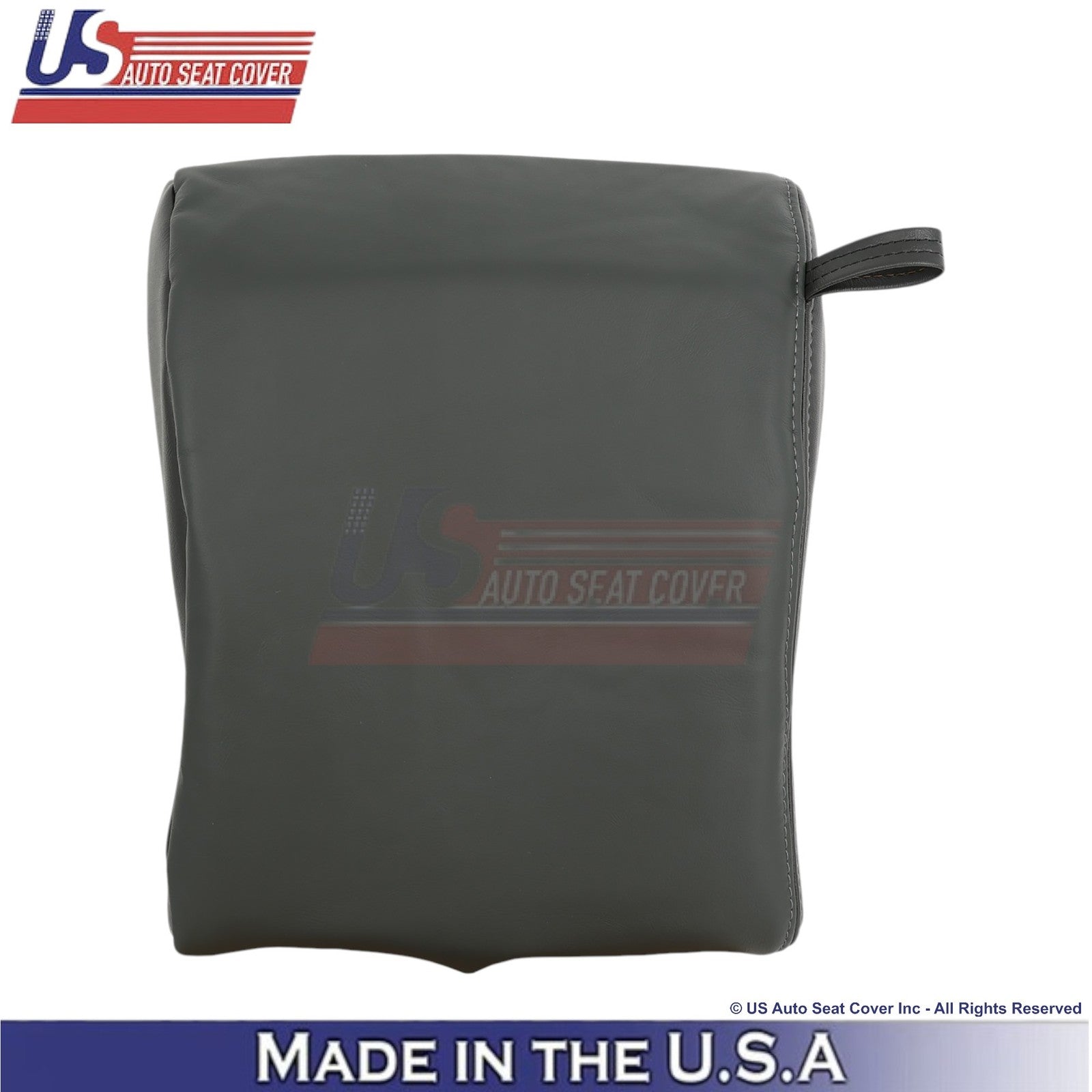 1999-2000 For Chevy Tahoe Genuine Leather Rear Driver Top/Console Covers Gray