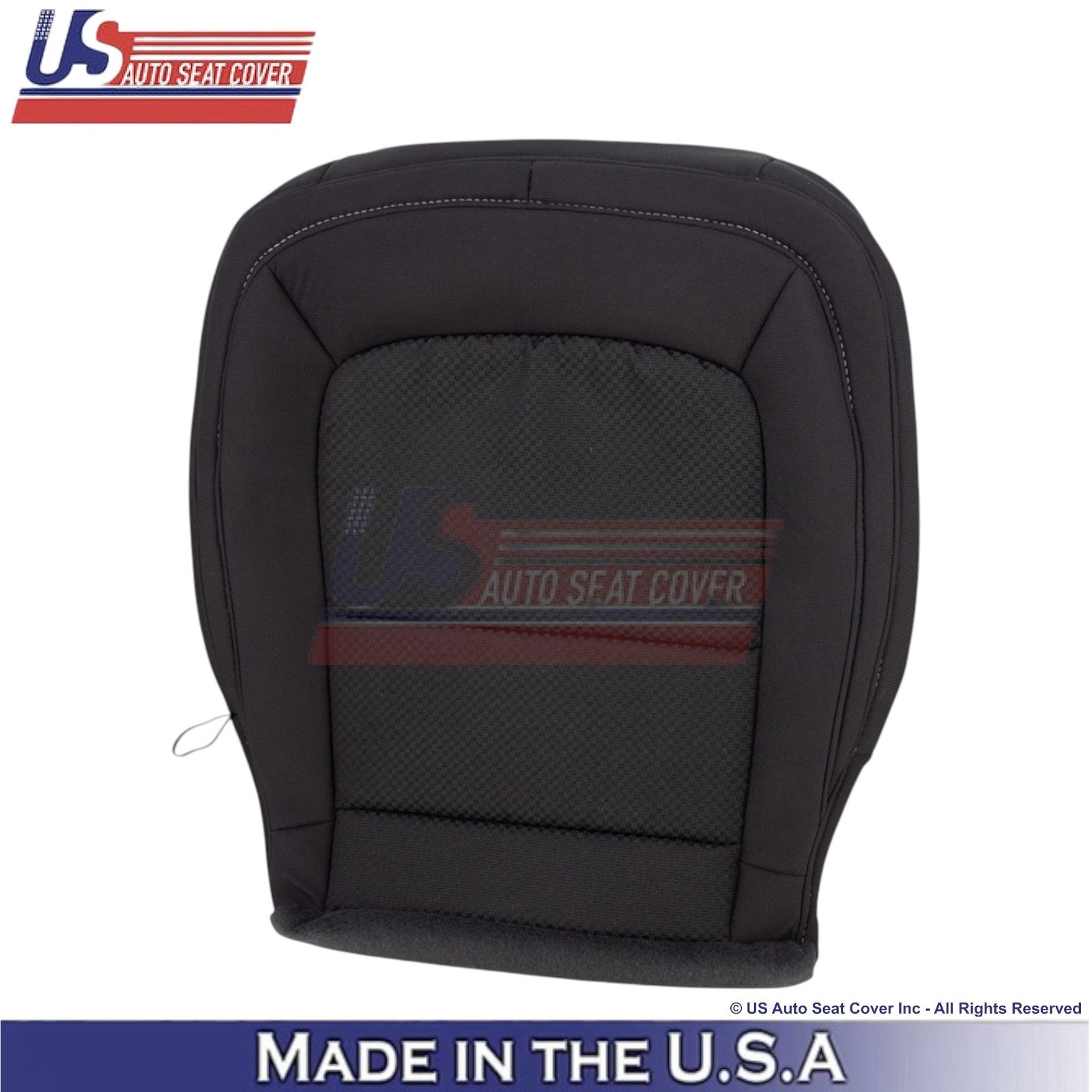 2015-2022 For Chevrolet Colorado Cloth Front Replacement Seat Covers Jet Black