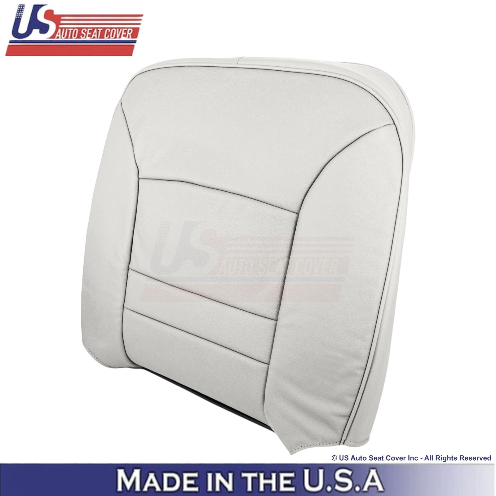 1998-2002 For Ford Crown Victoria Leatherette Front Replacement Covers White