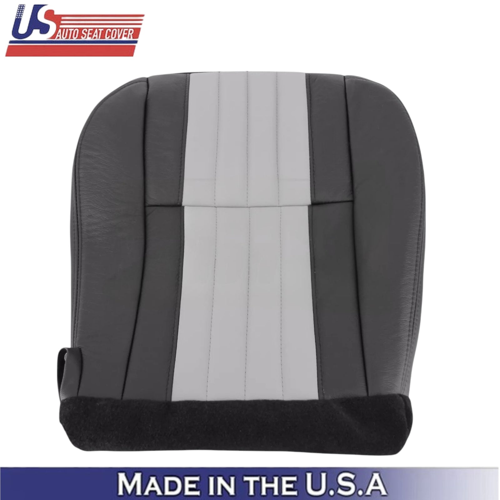 2003 For Ford F150 Harley Davidson Leatherette Passenger Bottom Cover Black/Gray