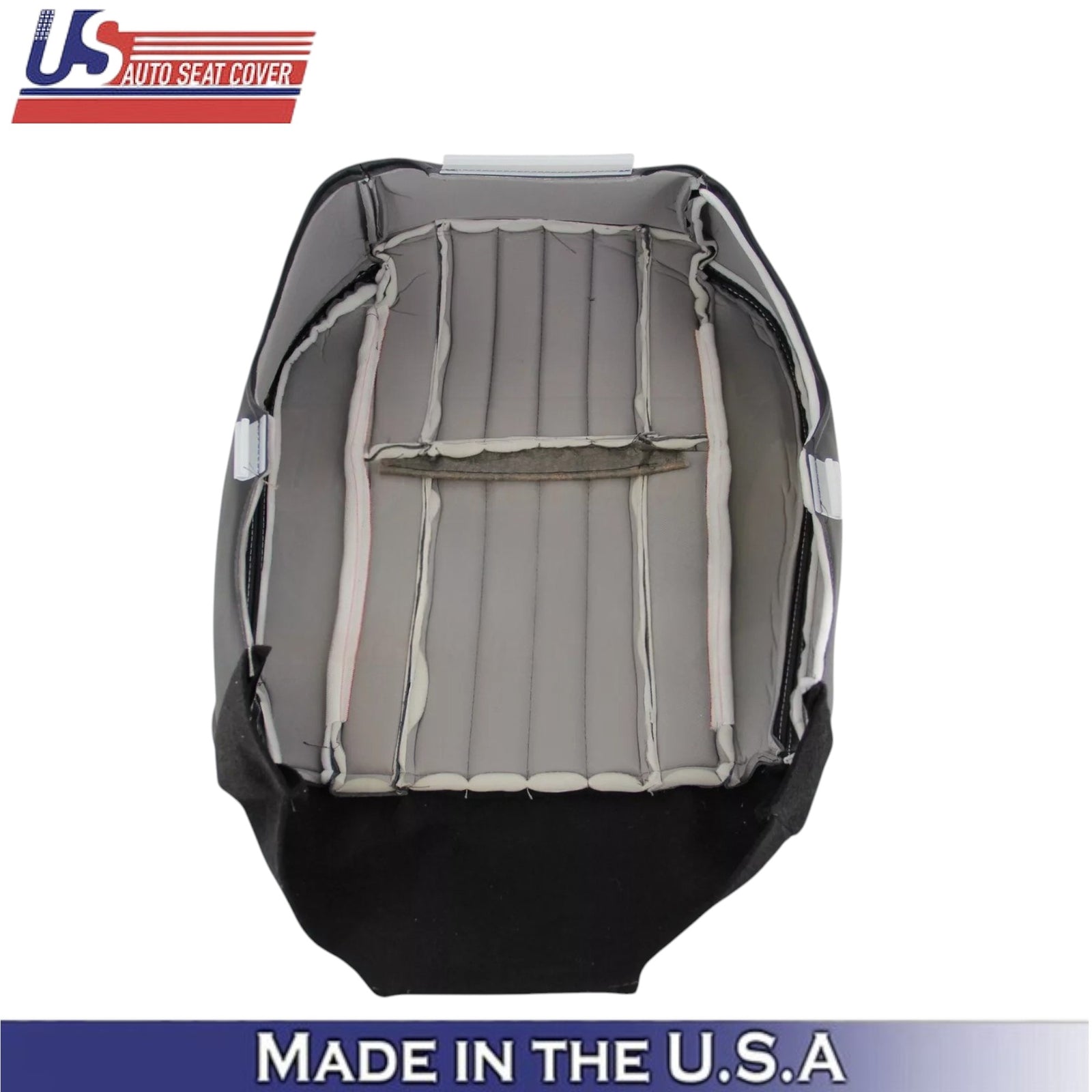 2003 For Ford F150 Harley Davidson Leatherette Front Bottom Covers Black/Gray