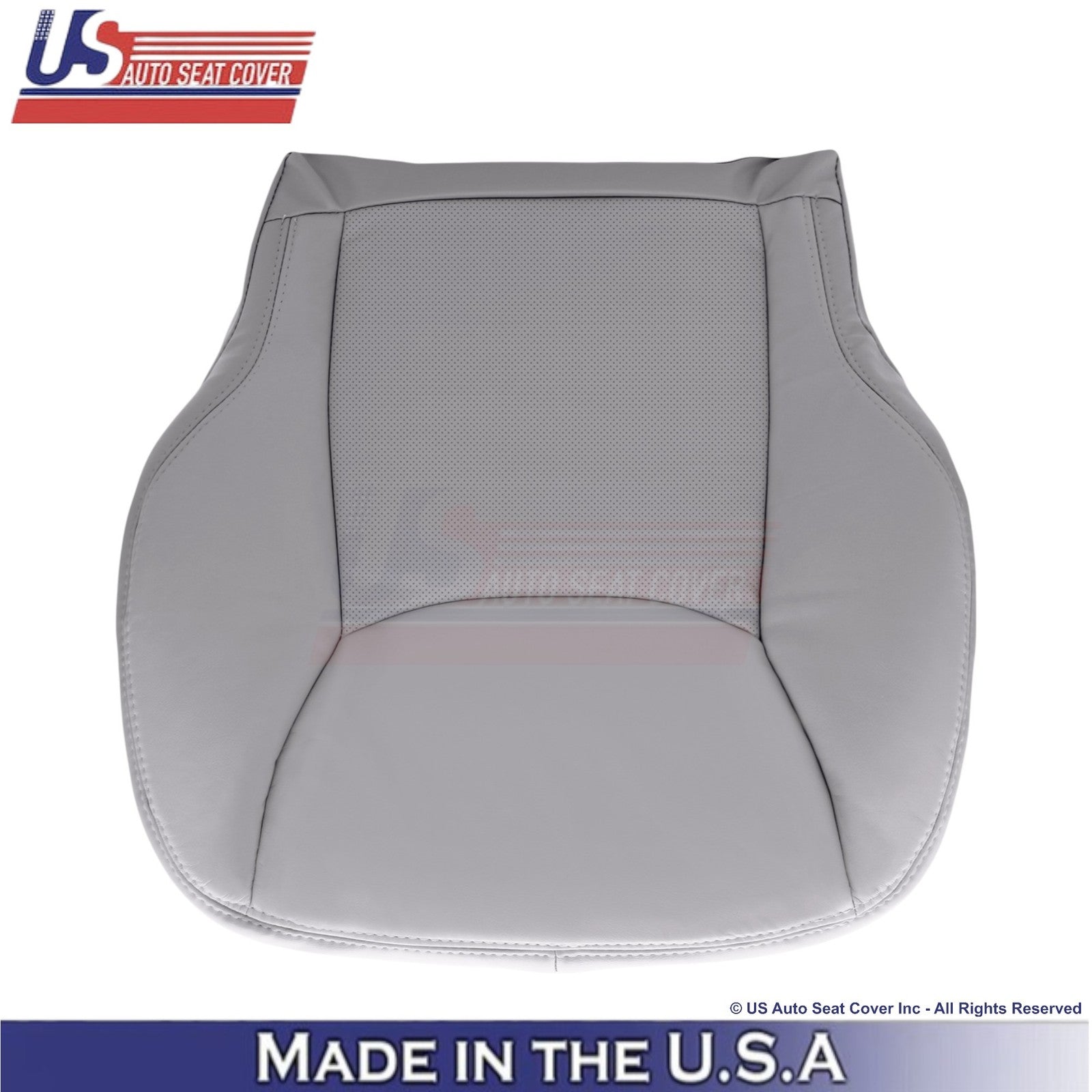 1999-2006 Fits Mercedes-Benz S-Class Leatherette Half Perf. Bottom Covers Gray