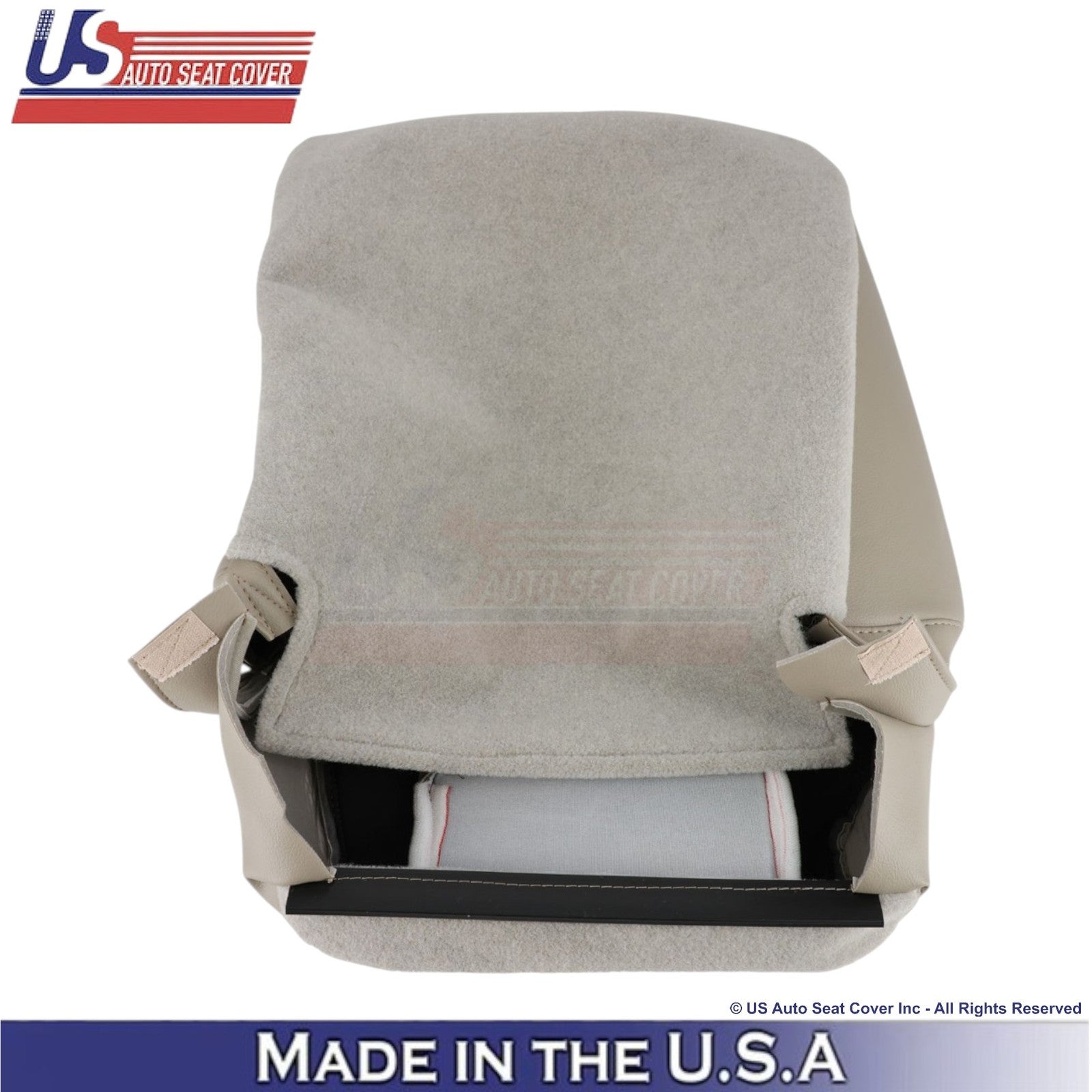 2011-2015 For Ford Explorer 2nd Row Right Bottom Leather Seat Cover Light Stone