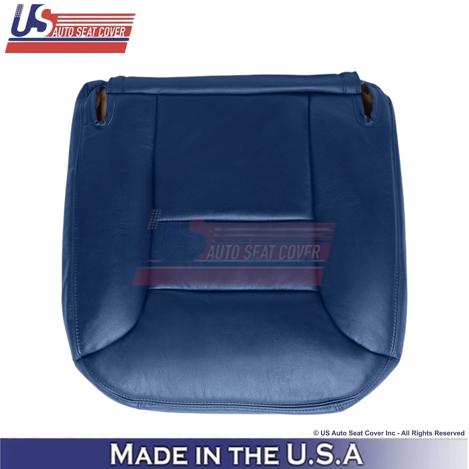 1995-1999 Fits Chevy Suburban Genuine Leather Driver Side Seat Covers Navy Blue