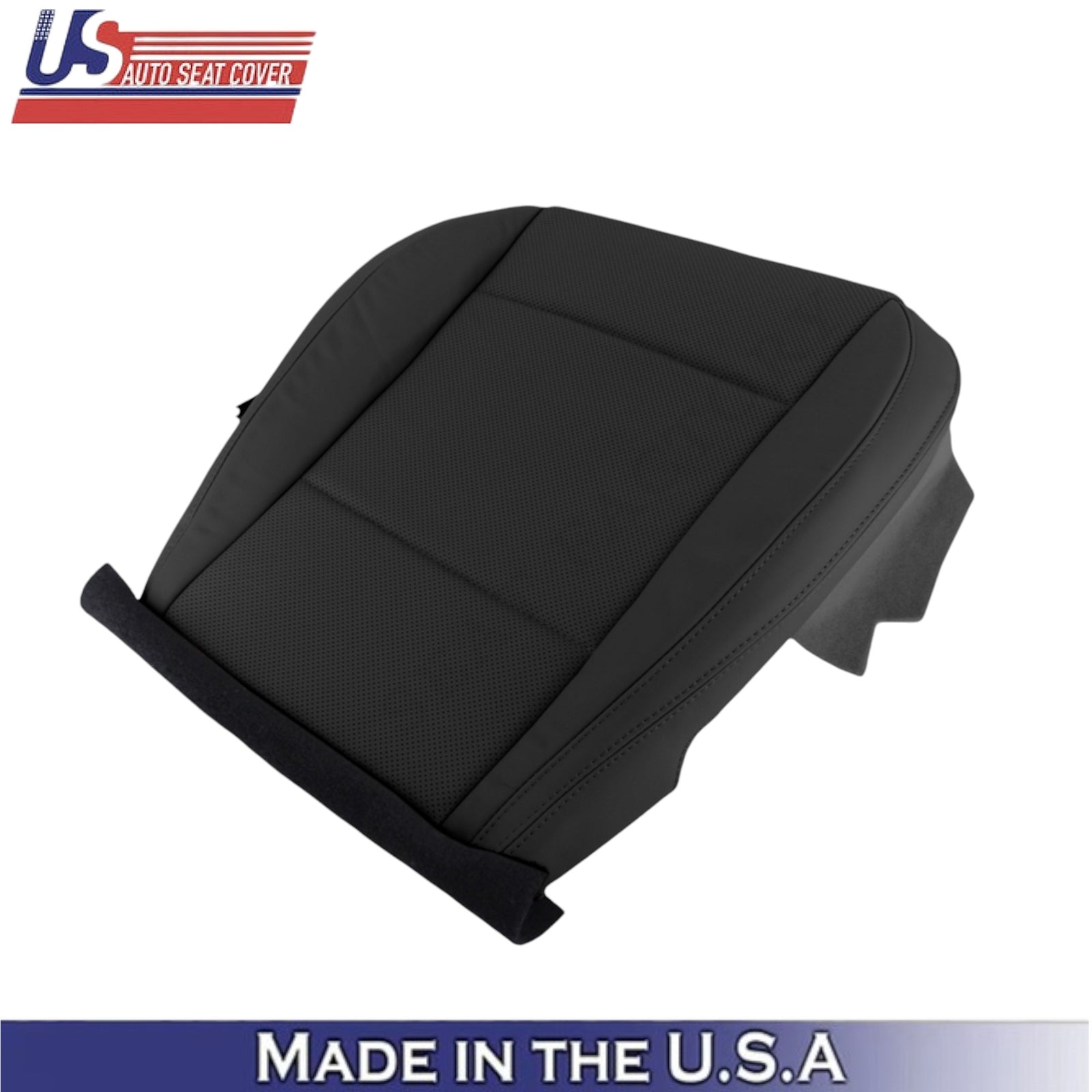 2015-2017 For Subaru Outback Leatherette Passenger Side Seat Covers Slate Black