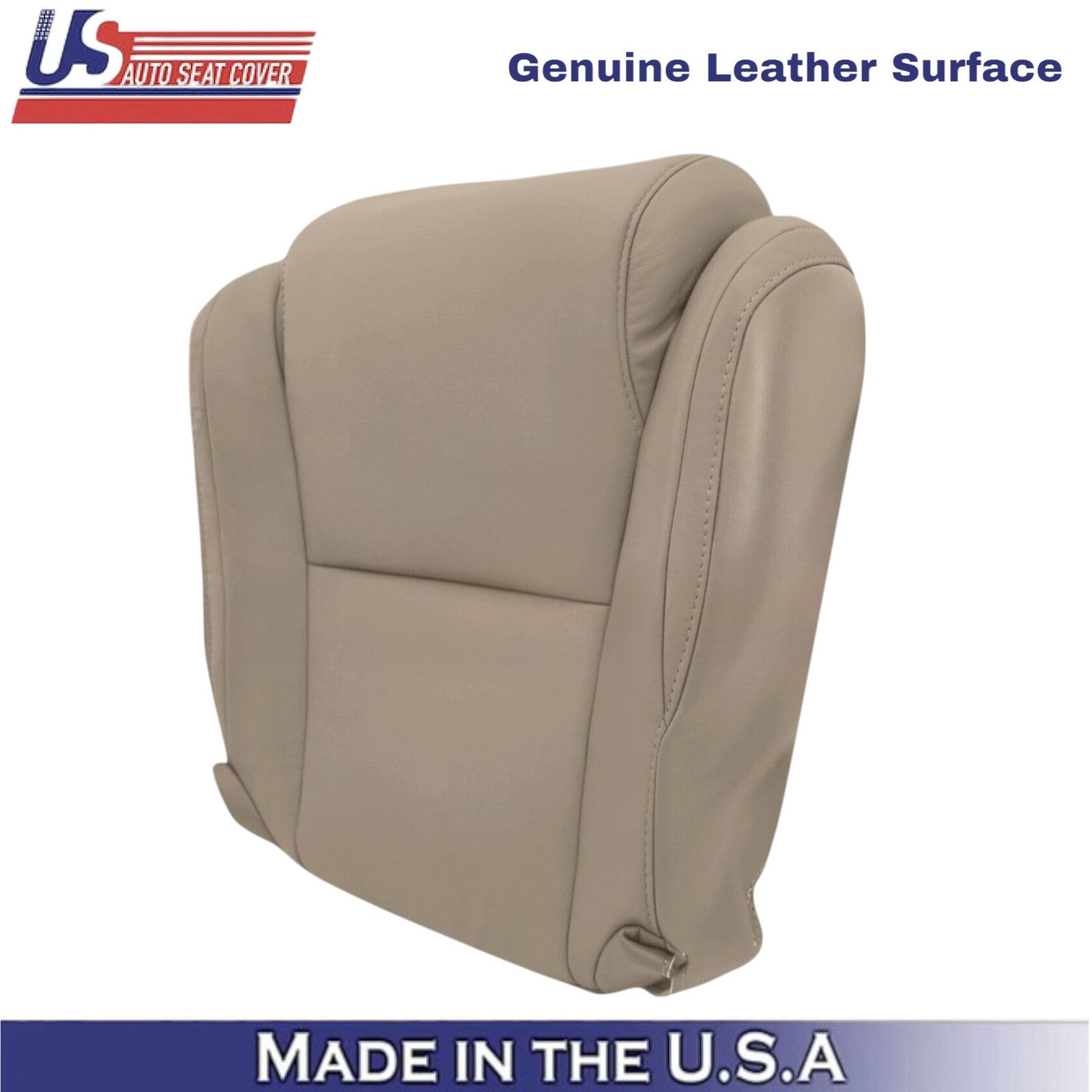 2007-2013 For Toyota Tundra Genuine Leather front Driver Bottom Cover Sand Beige
