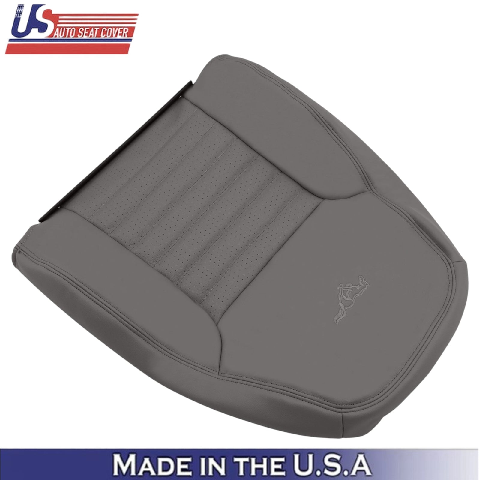 1999-2004 For Ford Mustang GT Leatherette Passenger Side Covers Medium Graphite