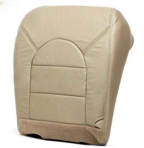 1999 Ford F250 4WD Lariat Driver and Passenger Bottom  Leather Seat Covers Tan