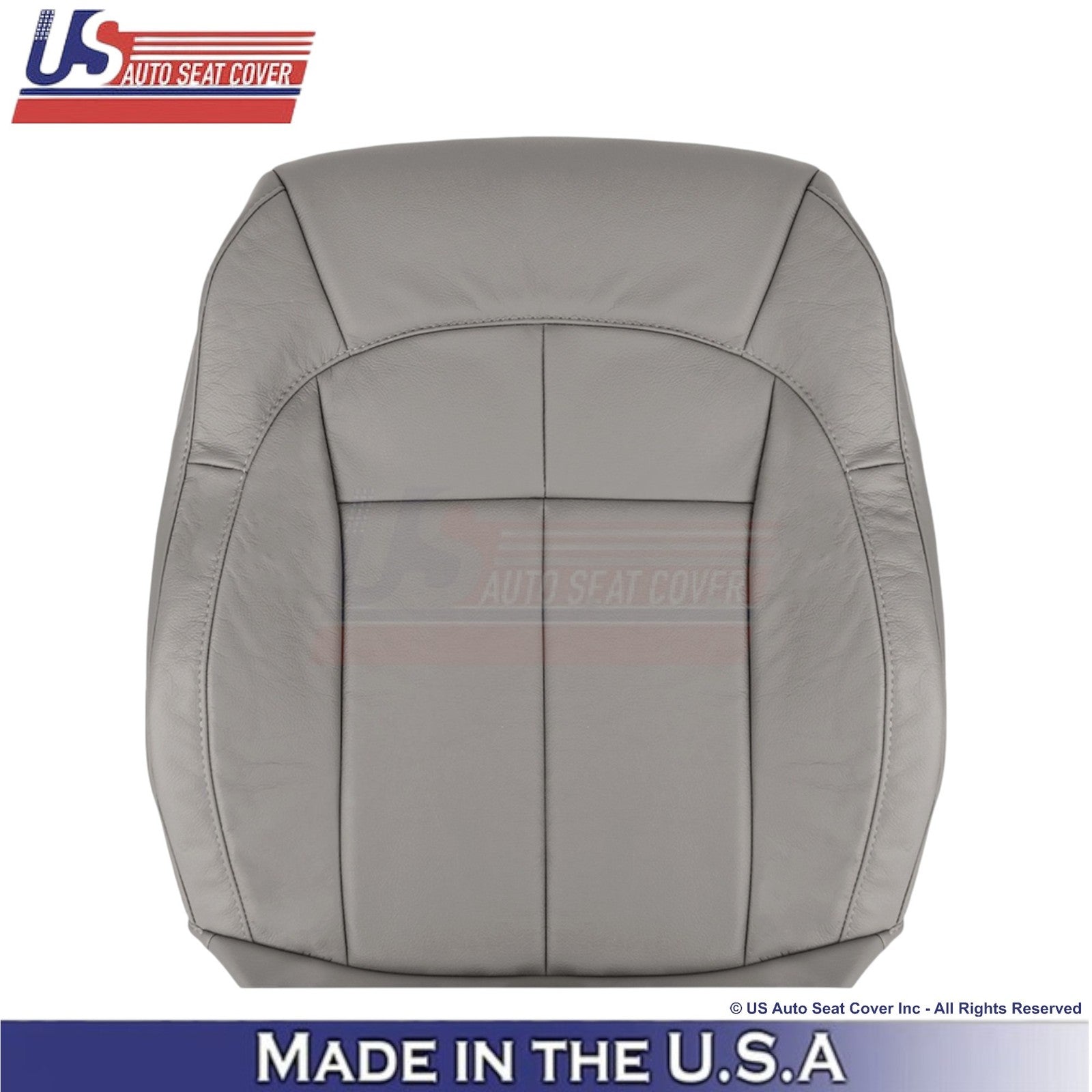 2001-2004 For Jeep Grand Cherokee Leatherette Front Seat Covers Taupe Gray