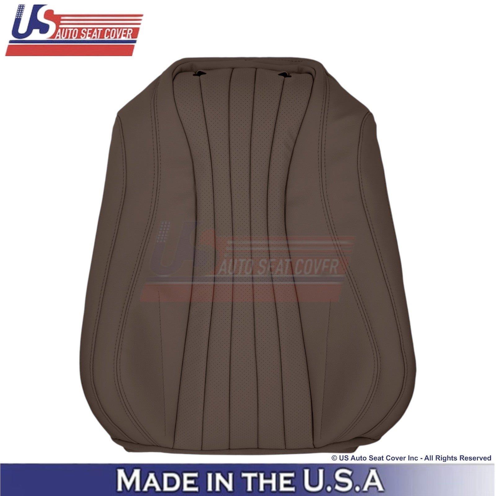 2017-2023 Fits Mercedes Benz E-Class Leather Front Passenger Top Cover Nut Brown