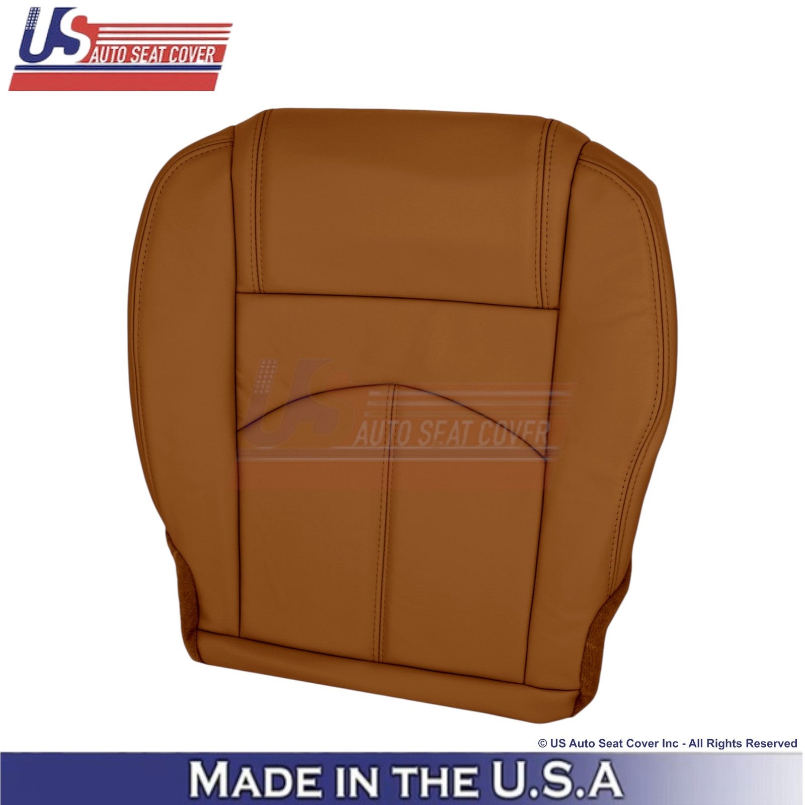 2013-2014 Fits Chevy Traverse Leatherette Front Bottom Replacement Covers Mojave