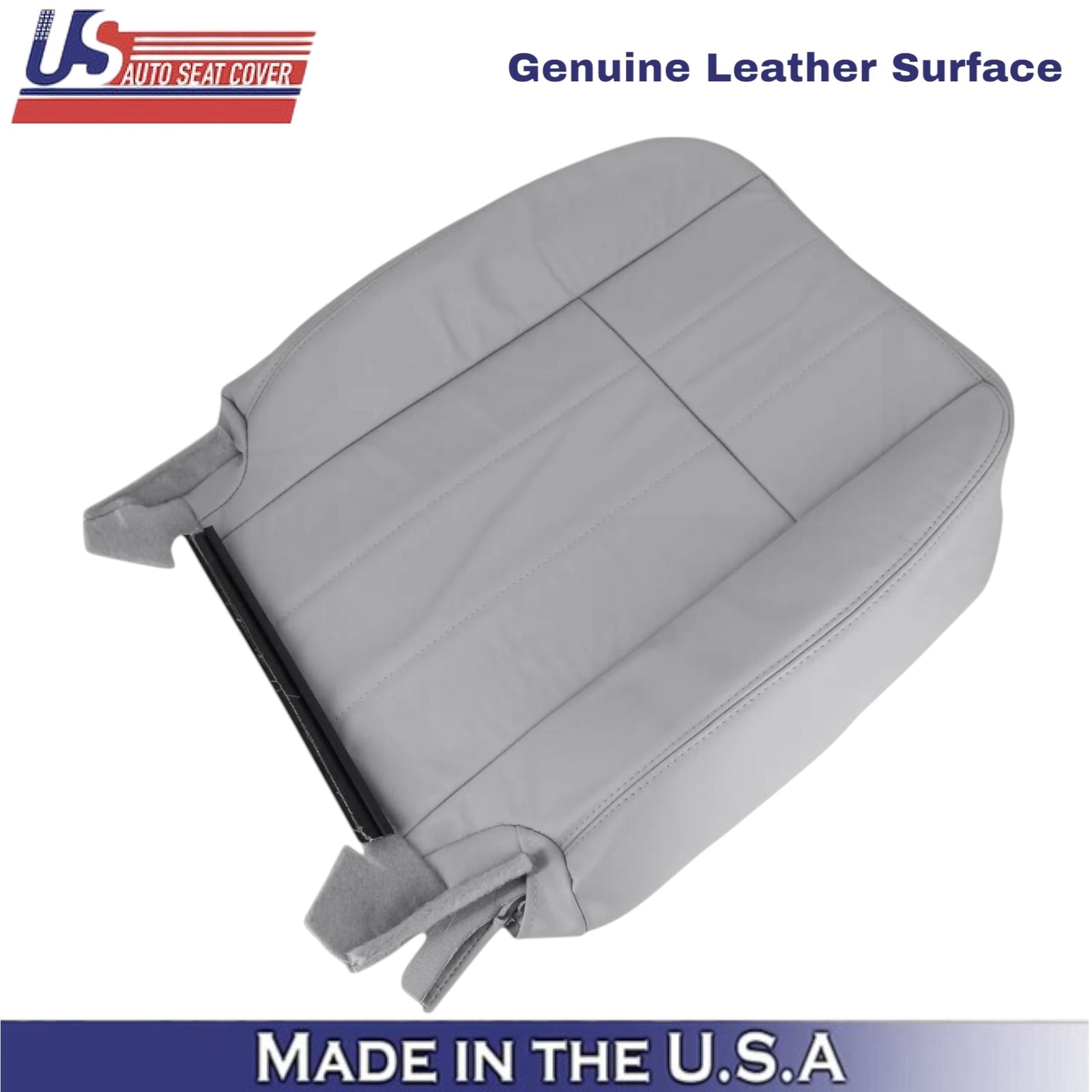 2003-2005 For Mercury Grand Marquis Genuine Leather Front Top Covers Light Flint