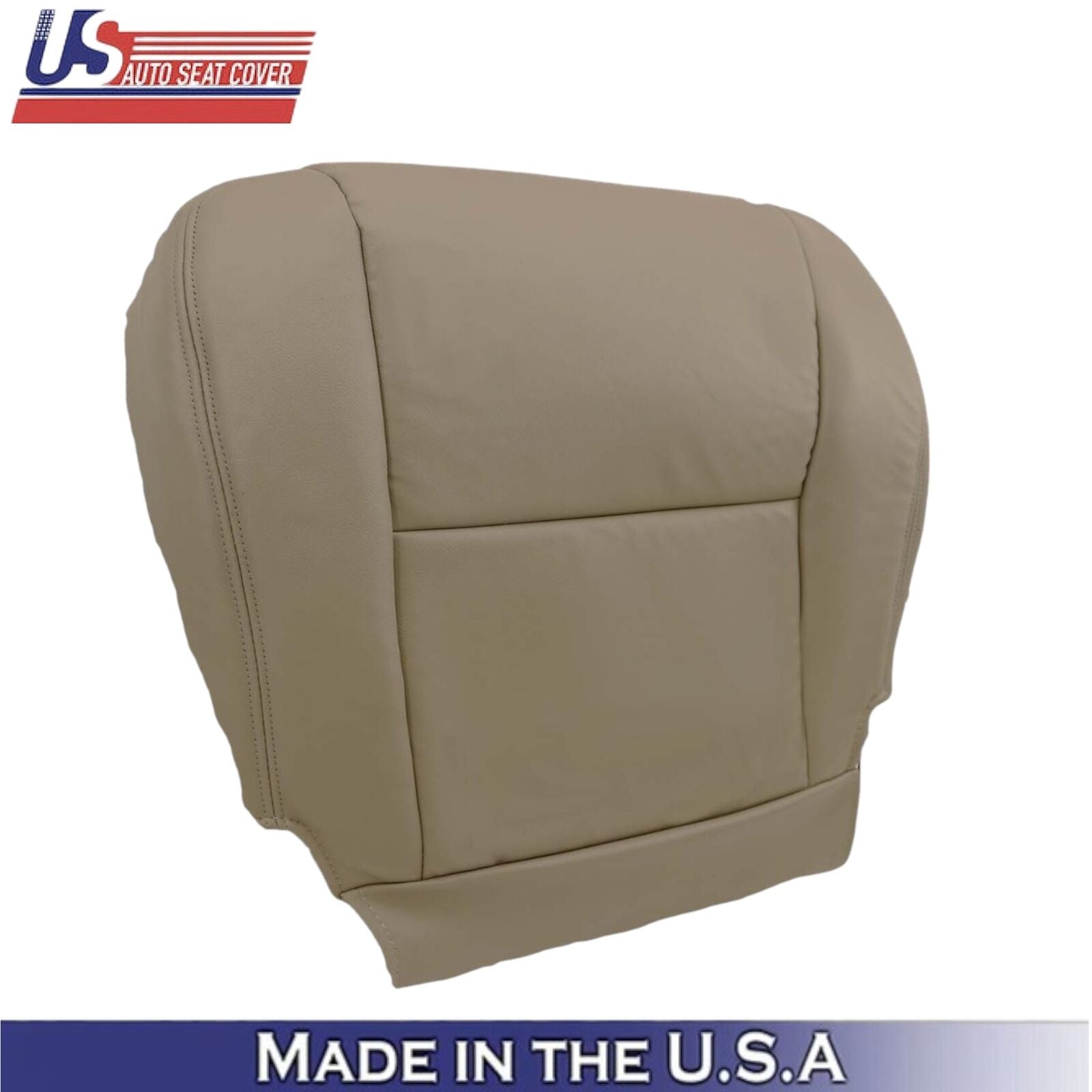 2005-2007 For Toyota Sequoia Genuine Leather Front Replacement Covers Oak Tan