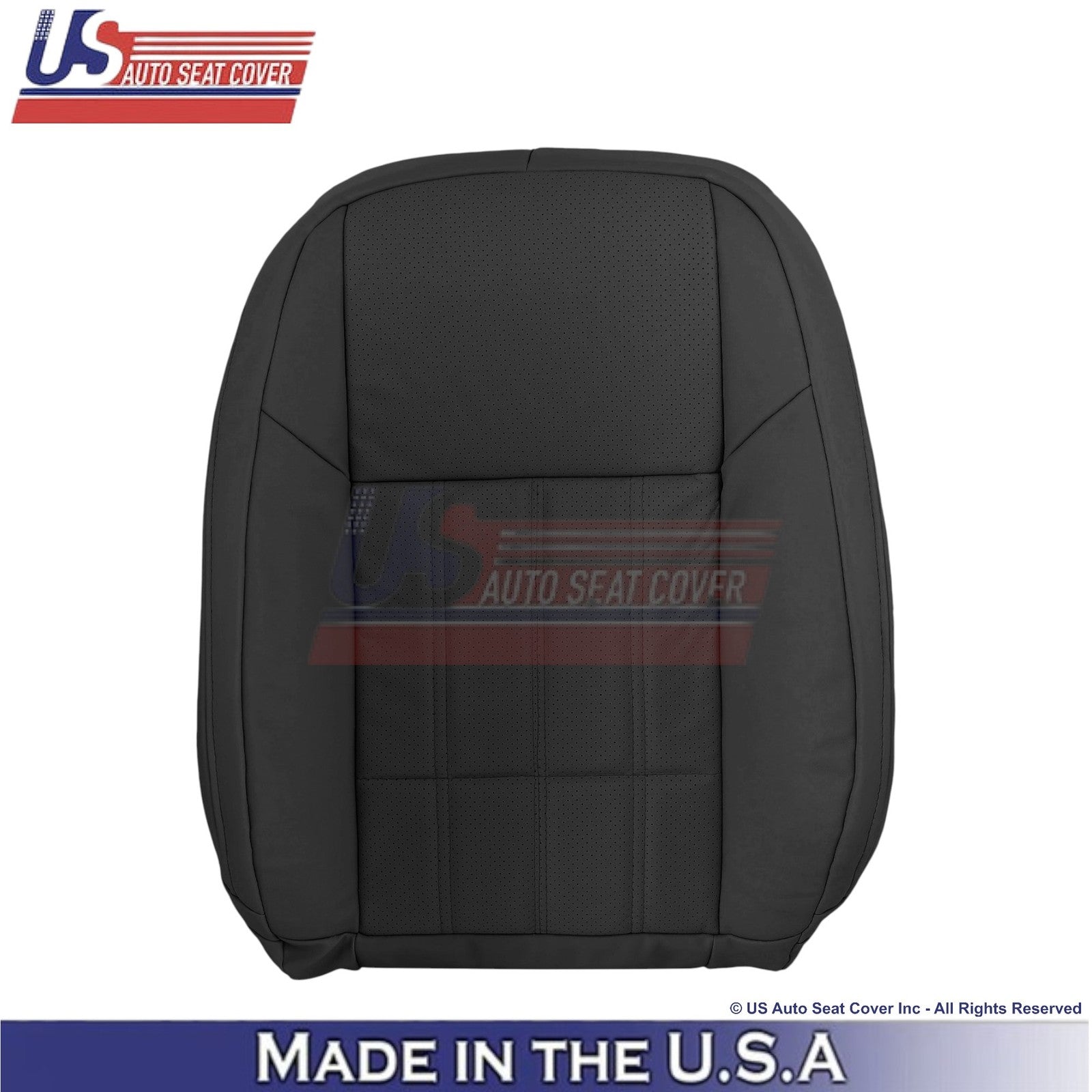2016-2018 Fits Lexus ES 350 Leather Front Top Replacement Seat Covers Black