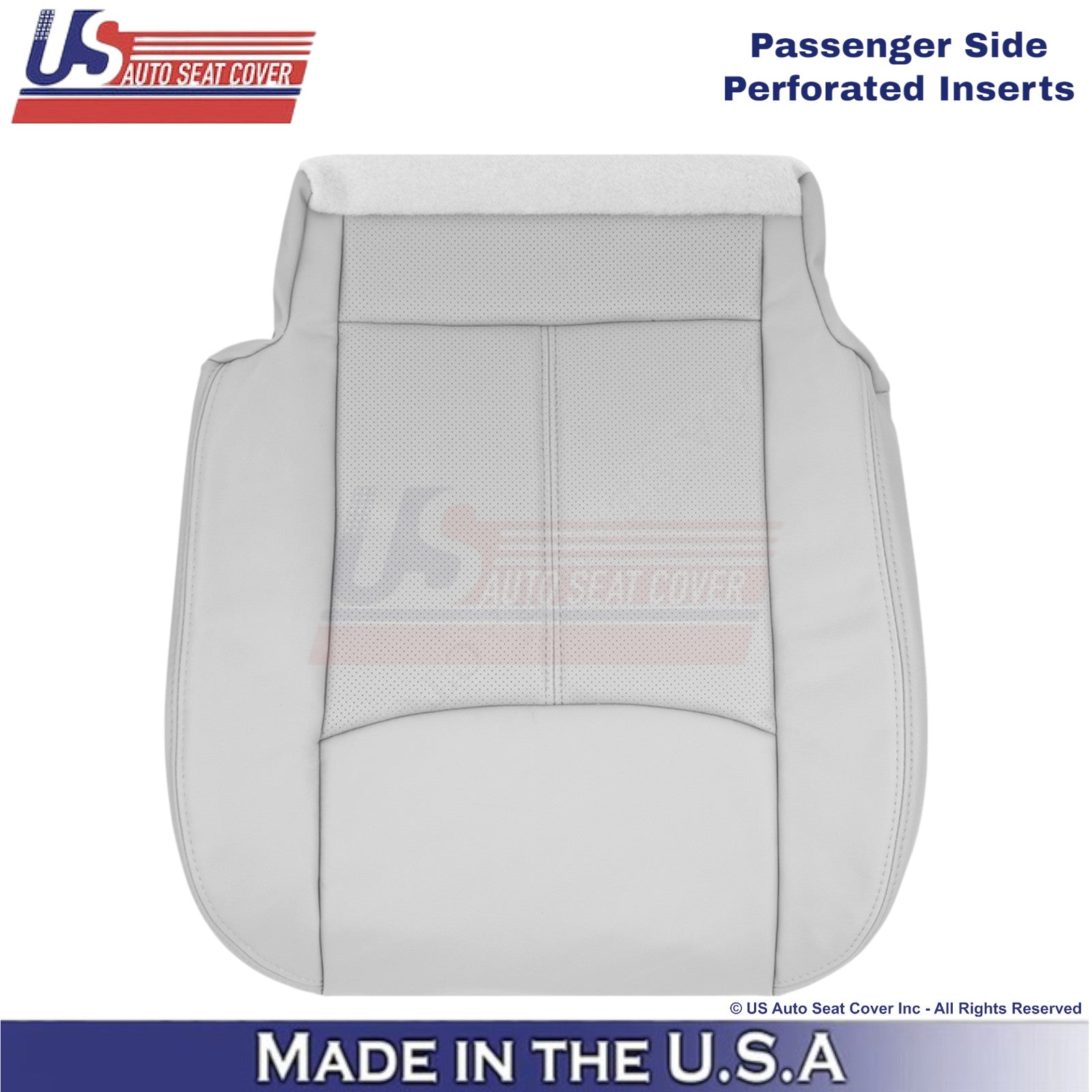 2013-2020 For Nissan Pathfinder Leather Passenger Bottom Replacement Cover Gray