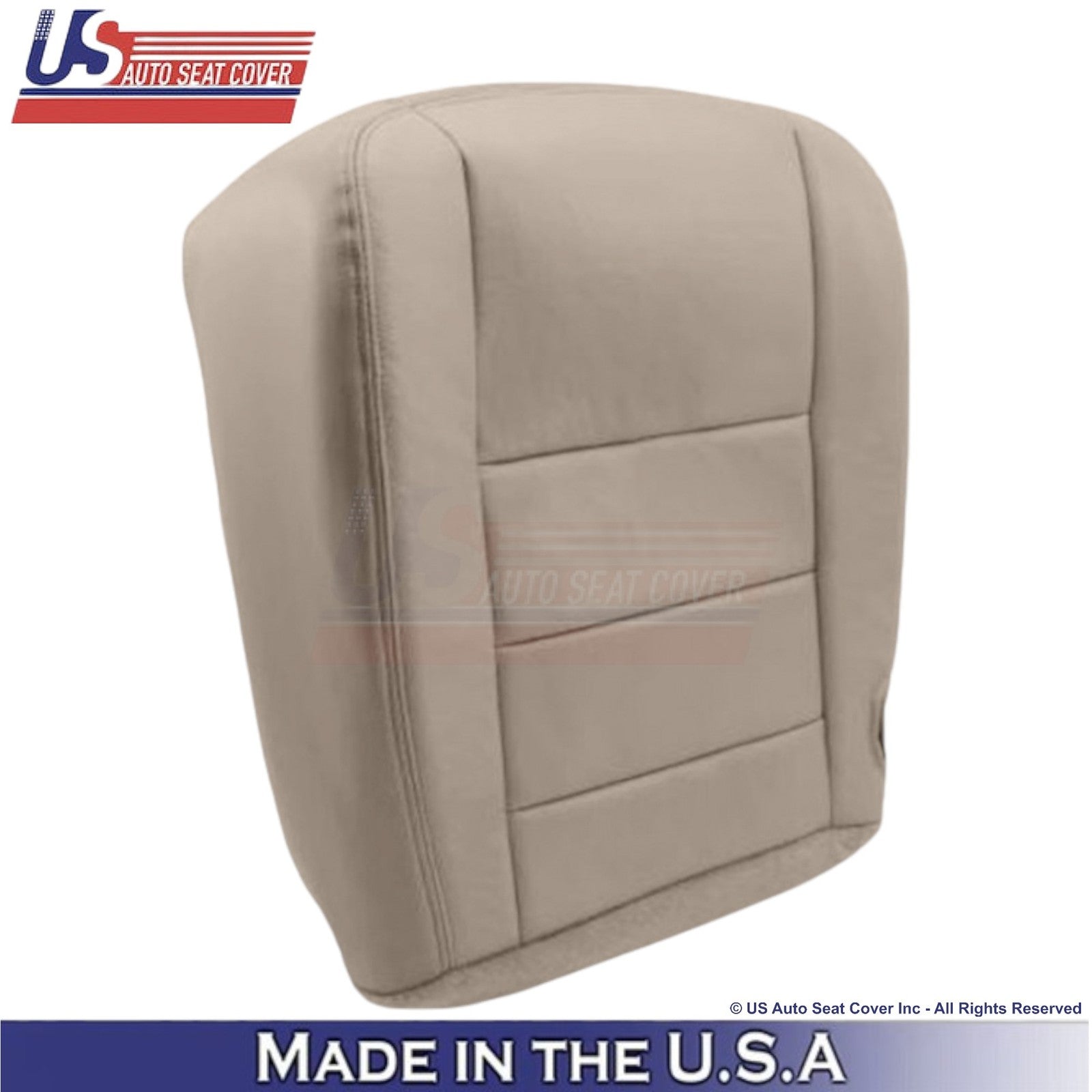 2003-2004 Fits Ford F250 F350 Lariat Leather Front OEM Replacement Covers Tan