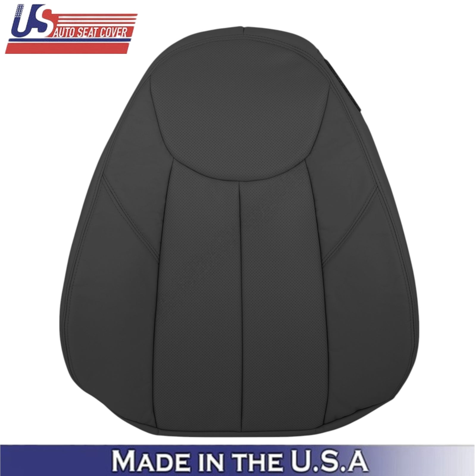 2003-2007 for Mercedes Benz R230 SL500 Front Seat Covers Genuine Leather Black