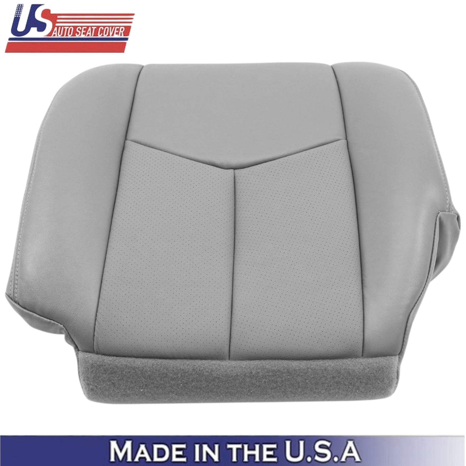 2003-2006 For Cadillac Escalade Leatherette Driver Side Seat Covers Pewter Gray