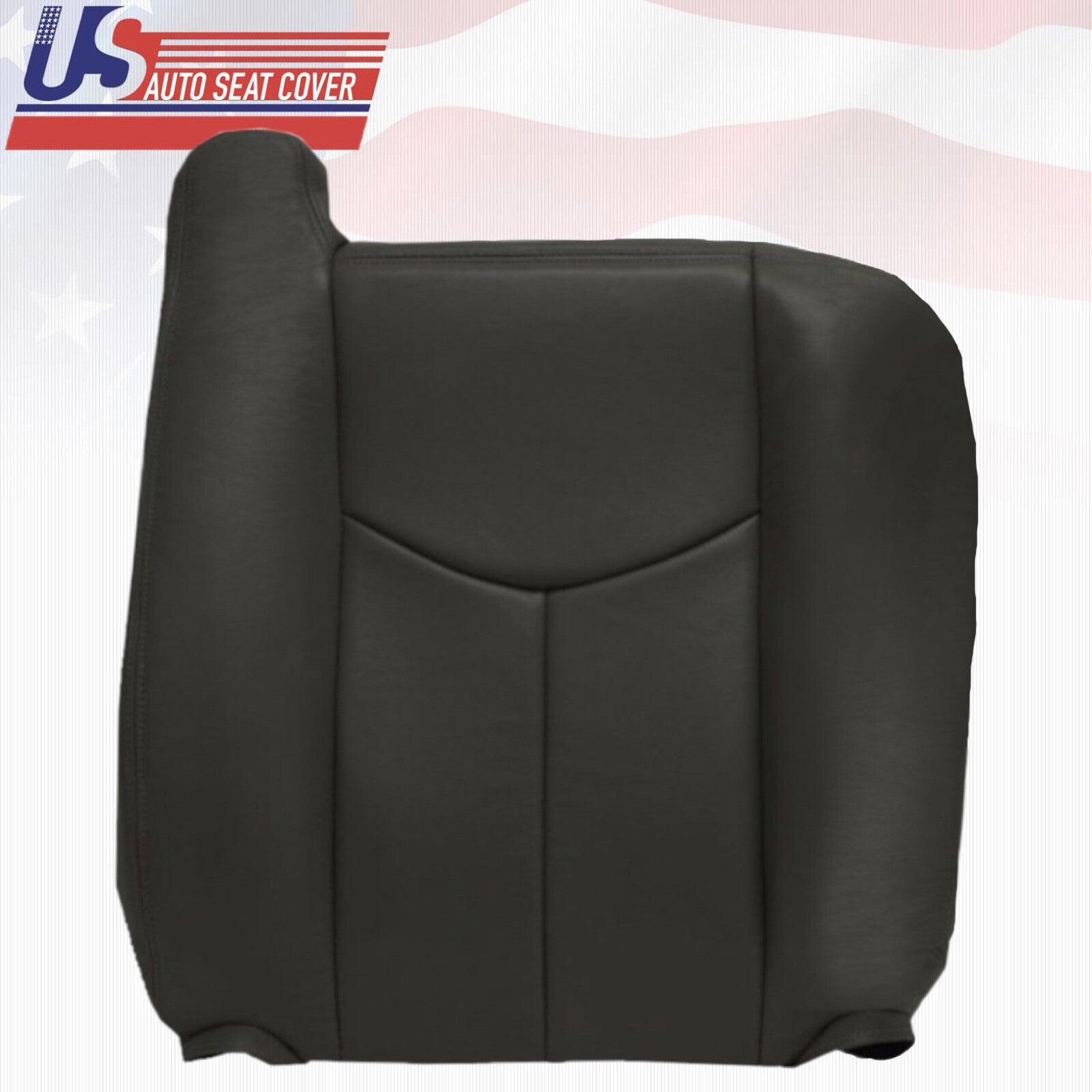 2003 2004 2005 Fits For Chevy Silverado FRONT Vinyl Seat Covers Dark Gray No Arm