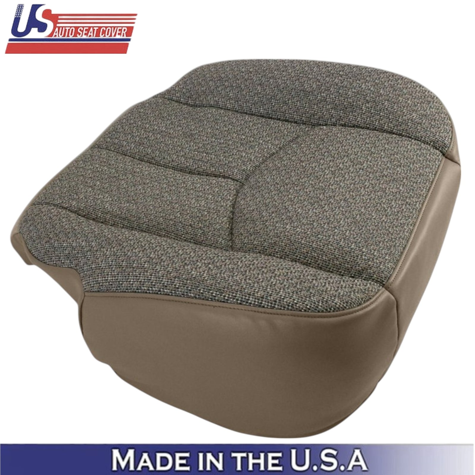 2003-2007 For Chevy Silverado 1500 Cloth Fabric Front Bottom Seat Covers Tan