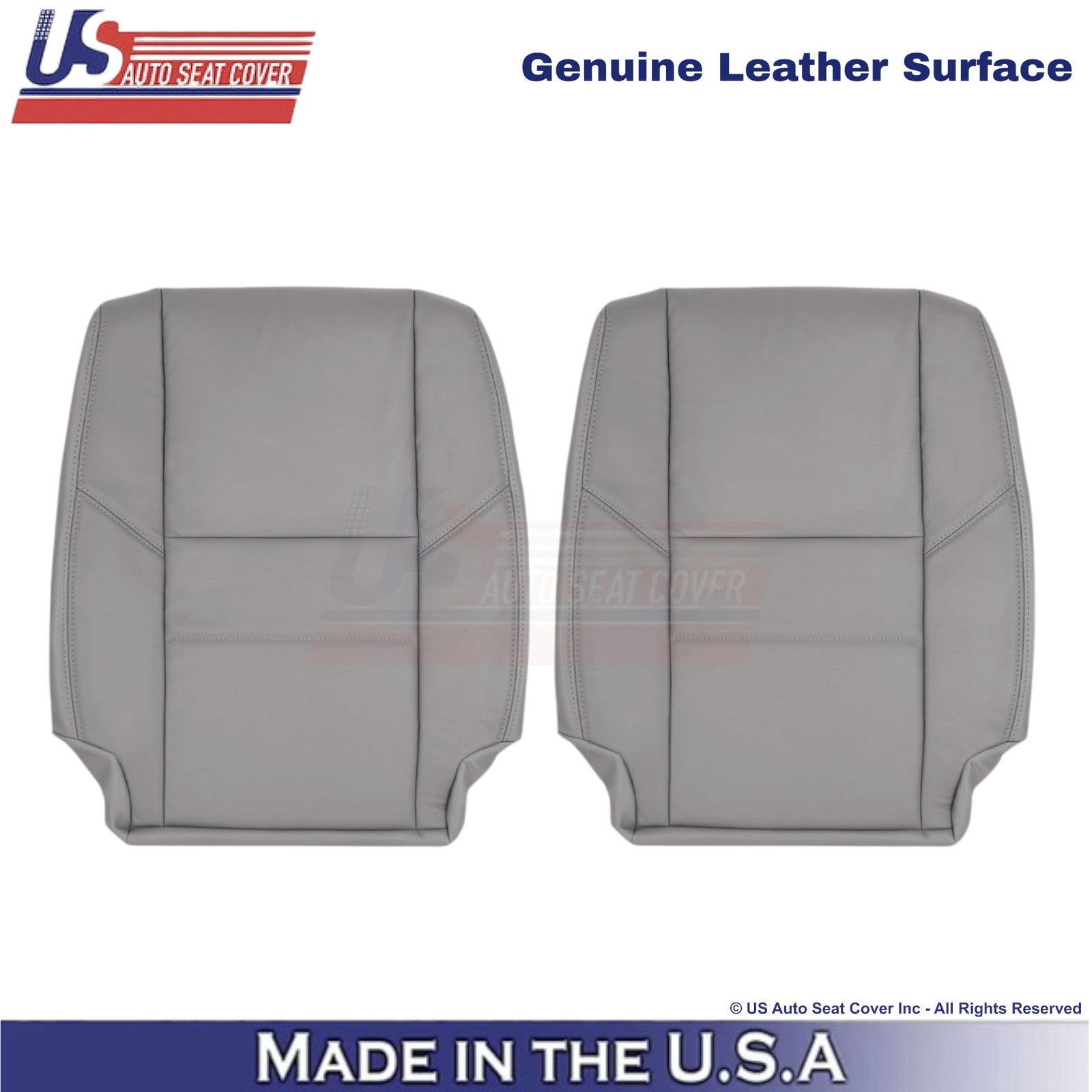 2000-2004 Fits Toyota Tundra Genuine Leather Top Replacement Covers Charcoal