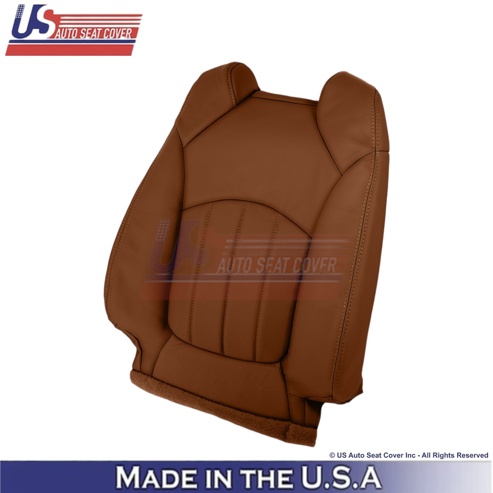 2015-2017 Fits Chevy Traverse Leather Perforated Front Seat Covers Saddle Up