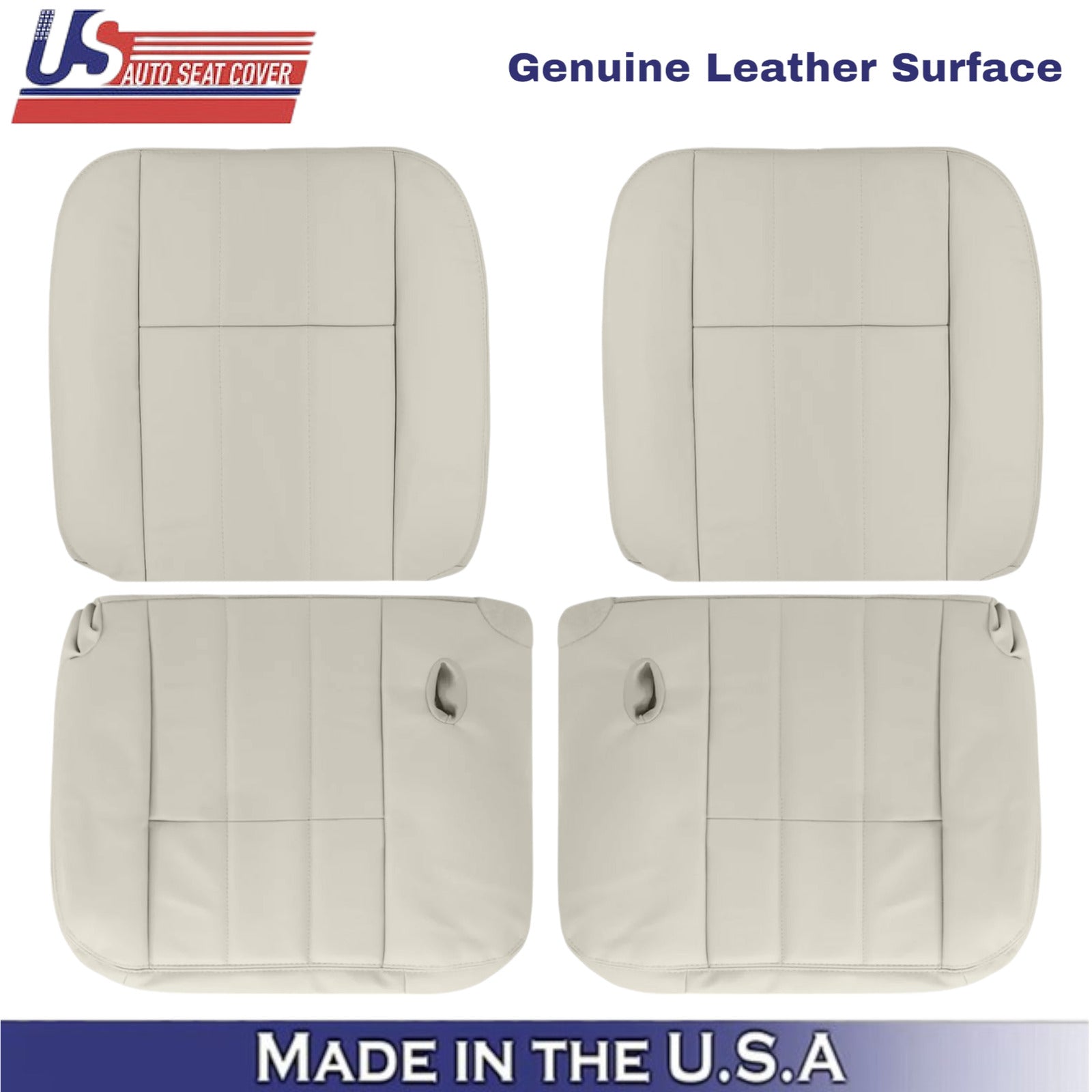 2006-2011 For Mercury Grand Marquis Leather Front Replacement Covers Light Camel