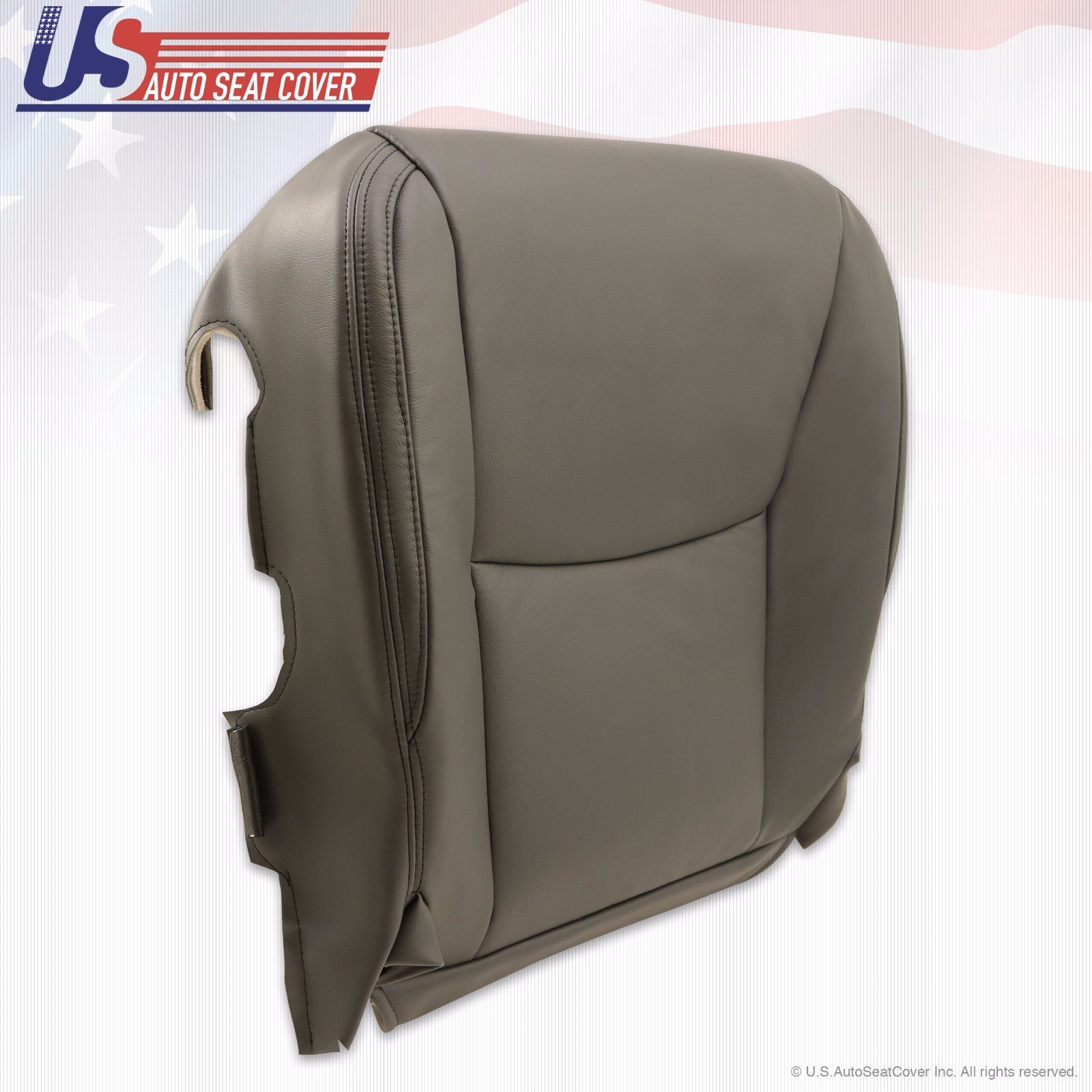 Fits 2003 04 Lexus GX470 Driver Bottom Replacement Leather Seat Cover Dark Gray