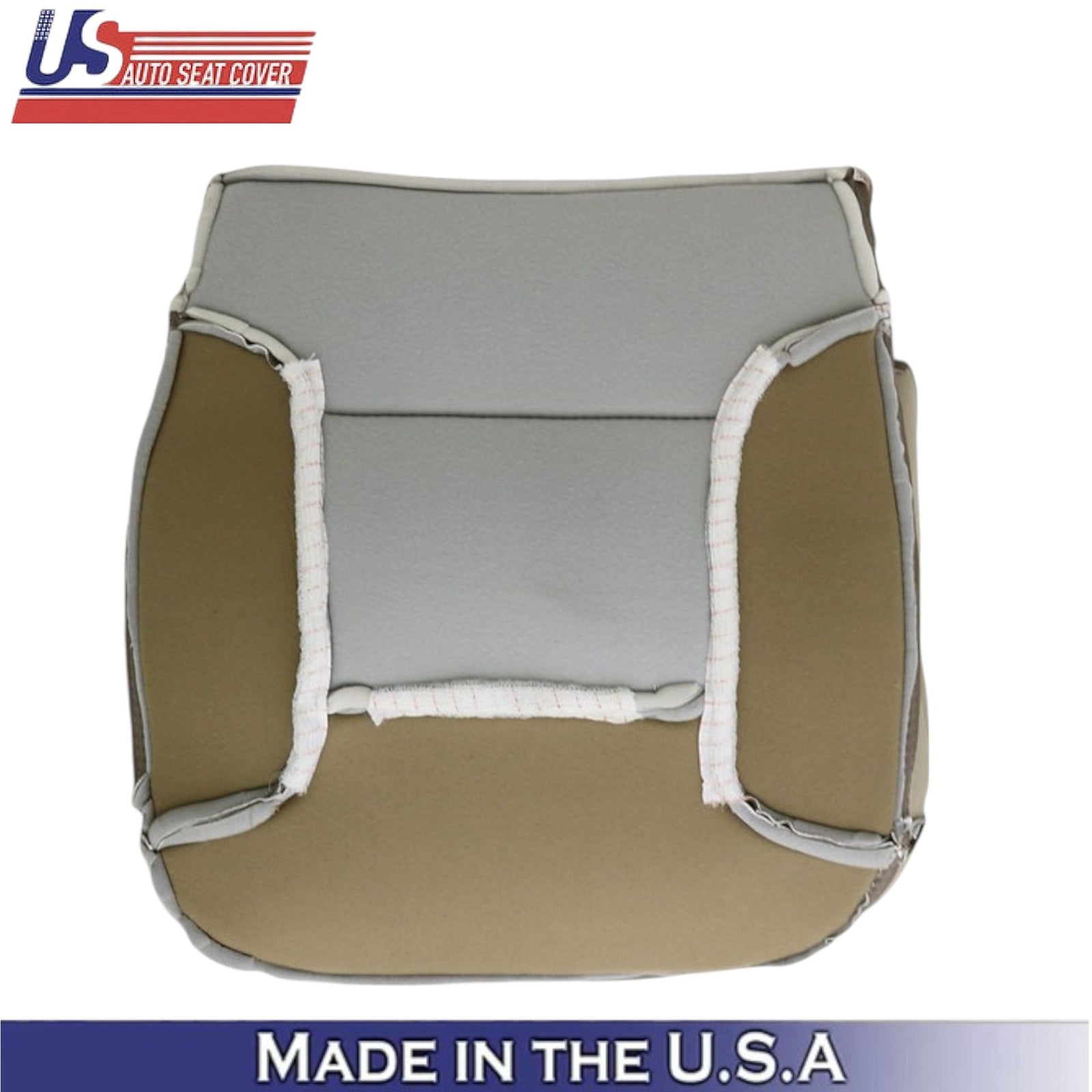 1993 1994 1995 1996 Ford Bronco Eddie Bauer Leatherette Seat Cover Mocha Tan