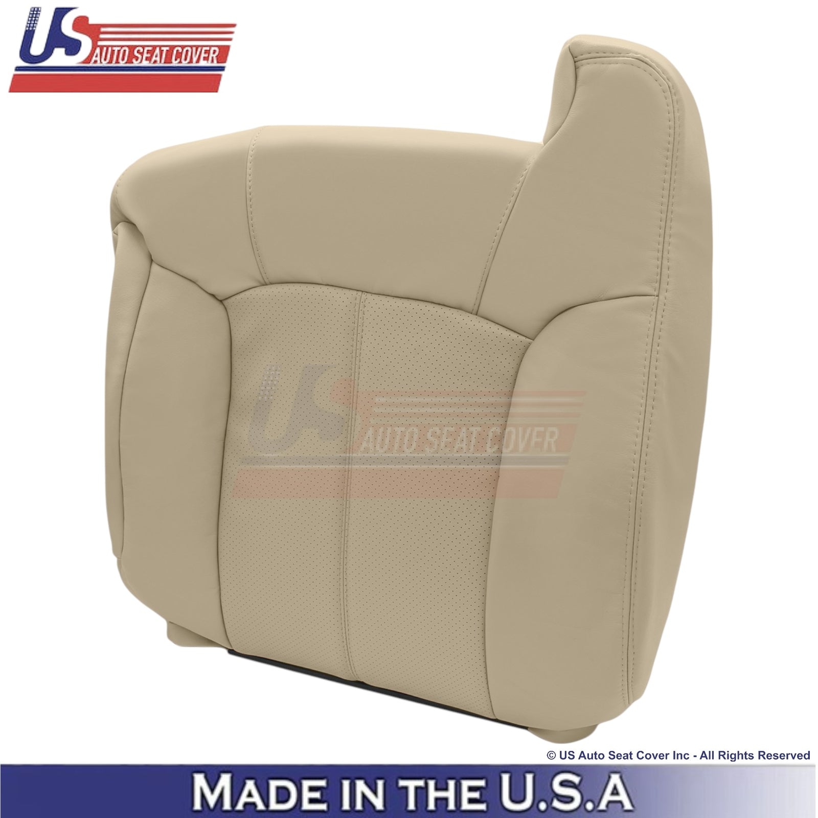2002 For Cadillac Escalade Leatherette Driver Side Seat Covers Shale Neutral Tan