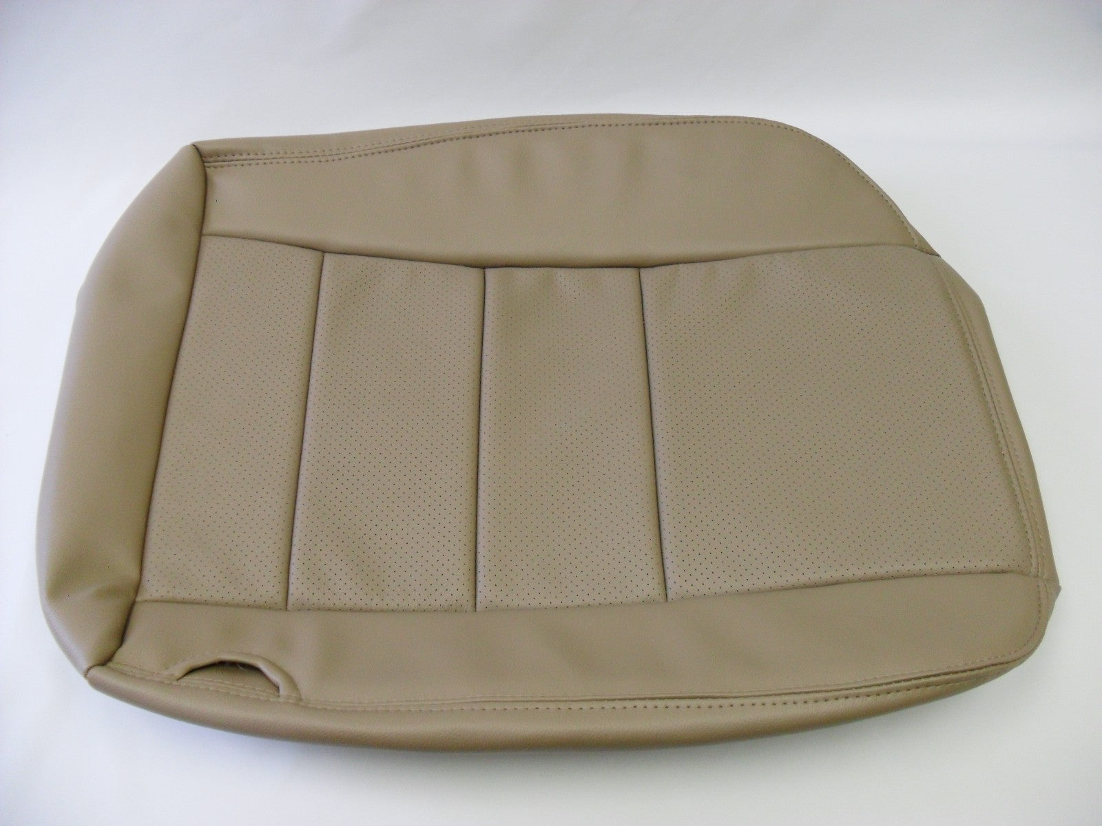 2003 Ford F250 Lariat Driver bottom Perforated Leather Seat Cover & Foam cushion