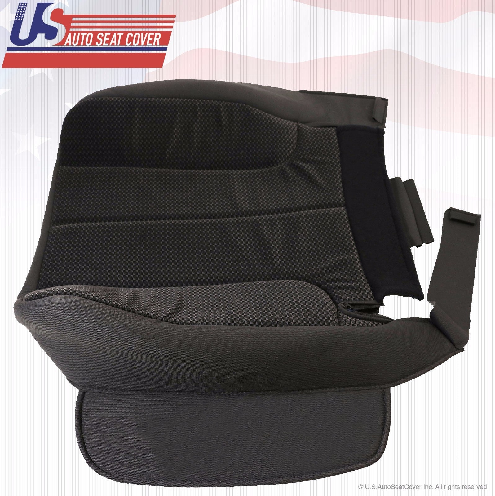 2004 Fits Dodge Ram 1500 SLT Driver Bottom Replacement fabric Seat Cover Dk Gray